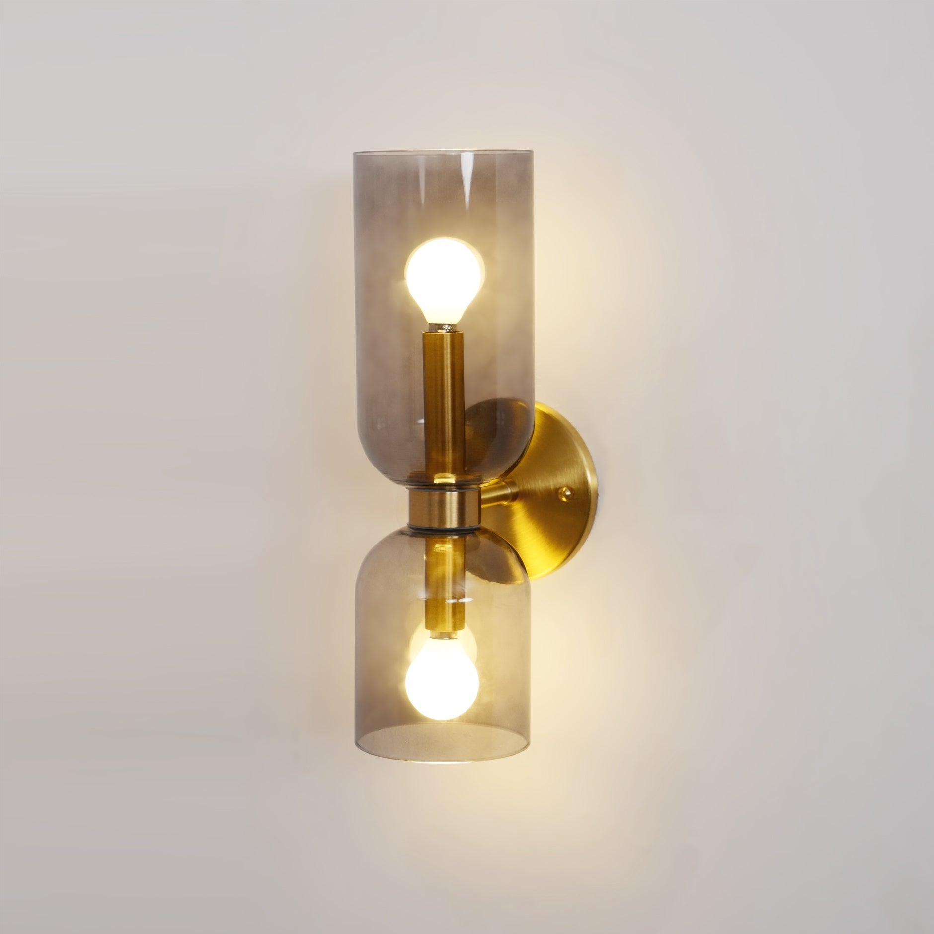 Bryn Modern Minimalist Glass Wall Lamp-Neutral Decor