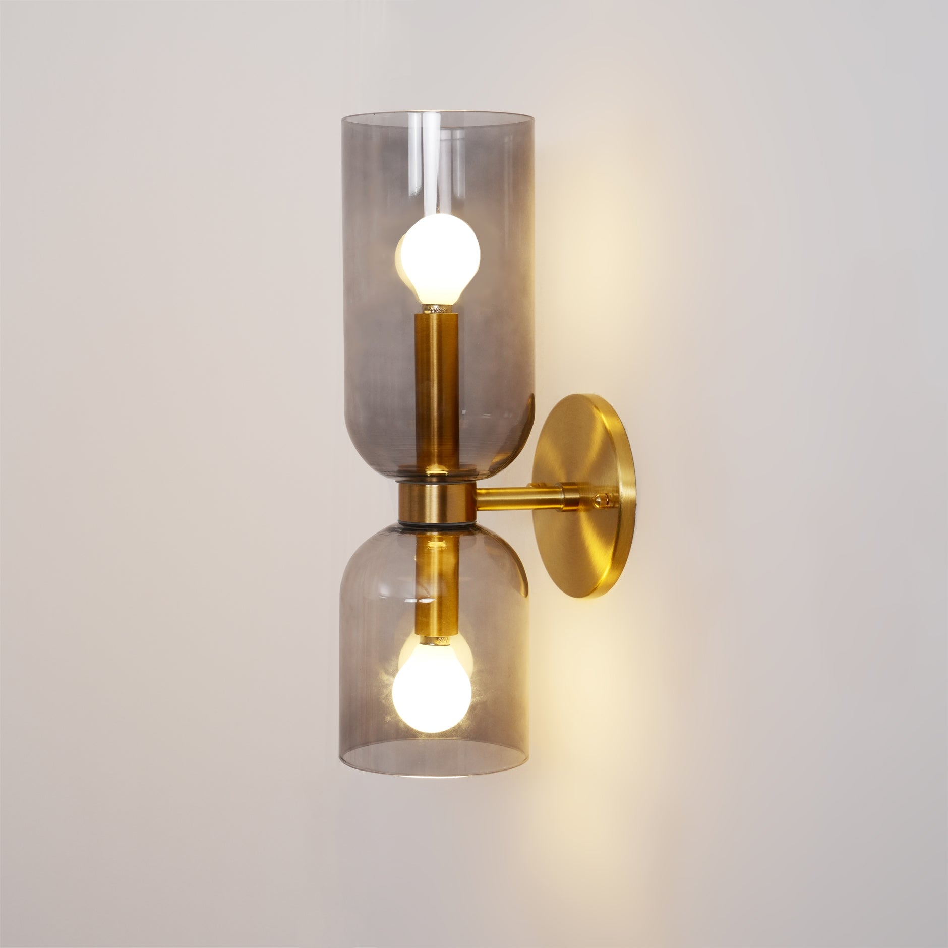 Bryn Modern Minimalist Glass Wall Lamp-Neutral Decor