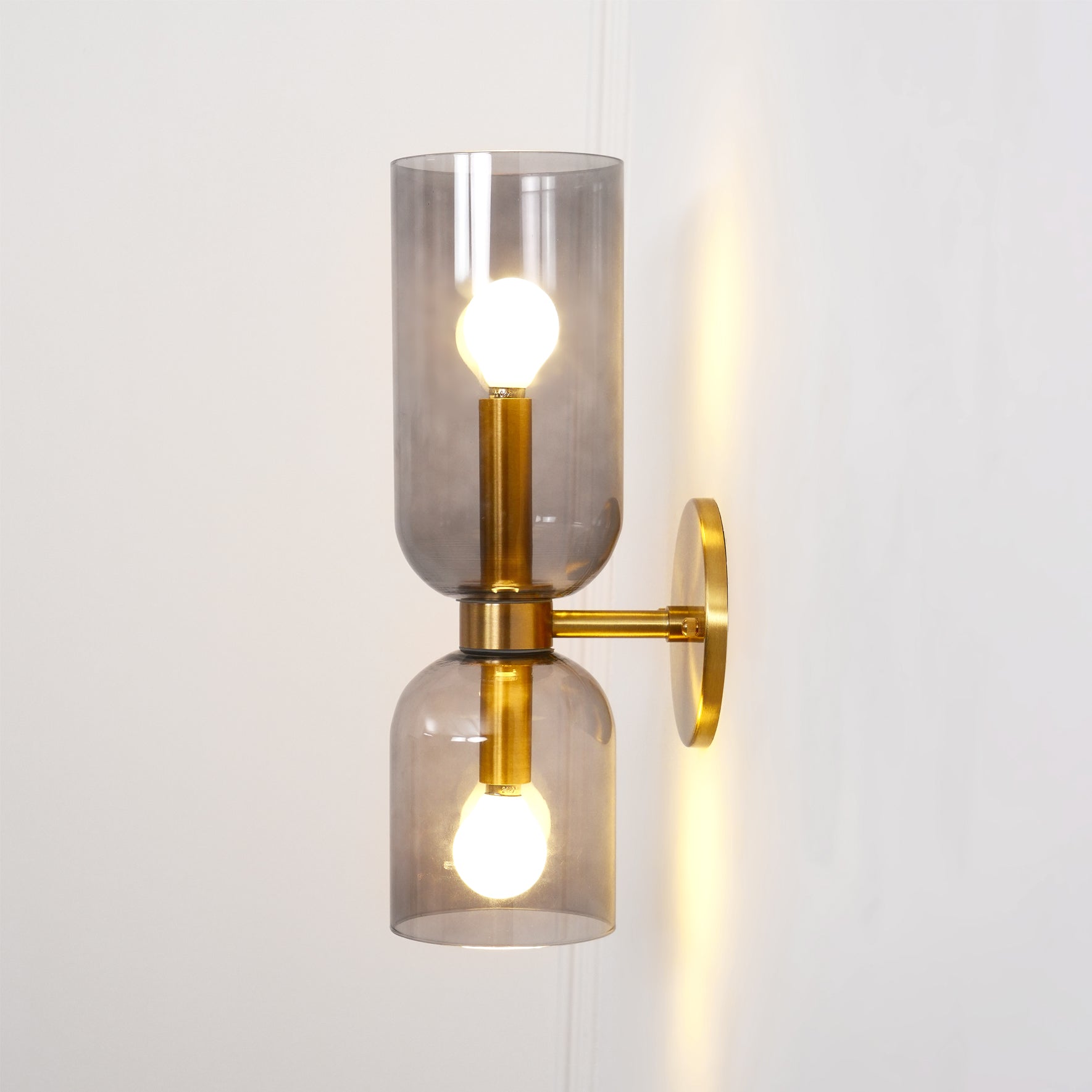 Bryn Modern Minimalist Glass Wall Lamp-Neutral Decor