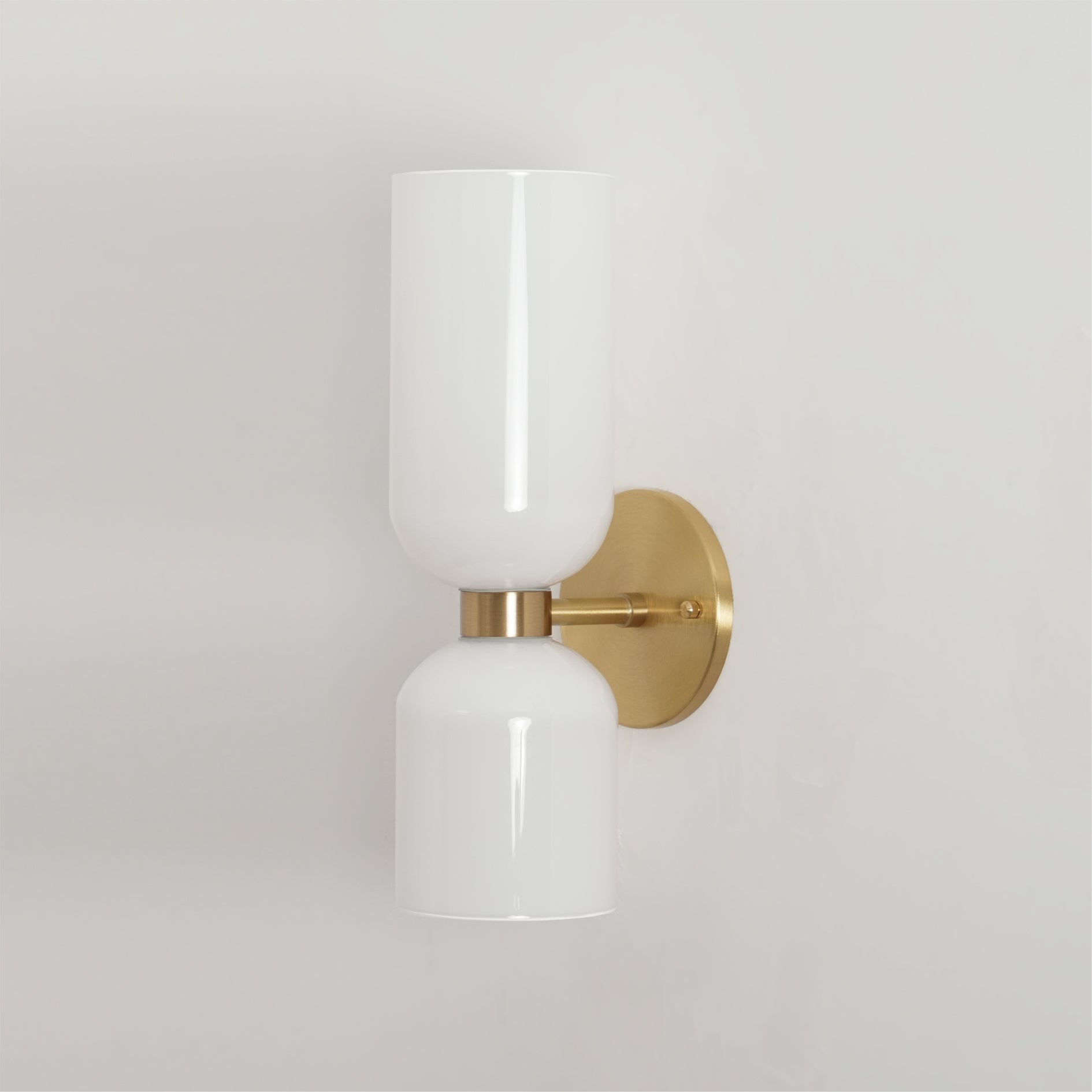 Zildes Nordic Art Plug-In Glass Wall Lamp-Neutral Decor