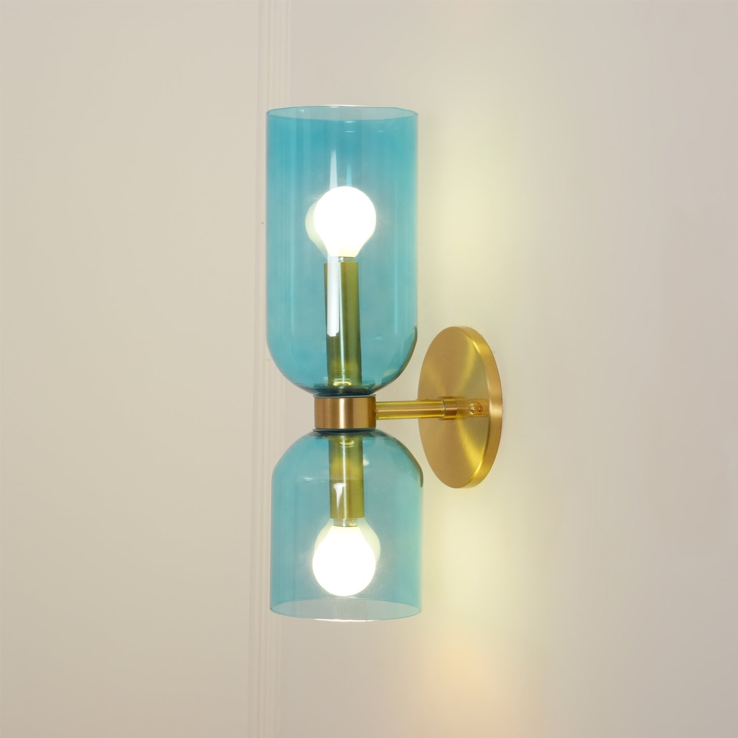 Bryn Modern Minimalist Glass Wall Lamp-Neutral Decor