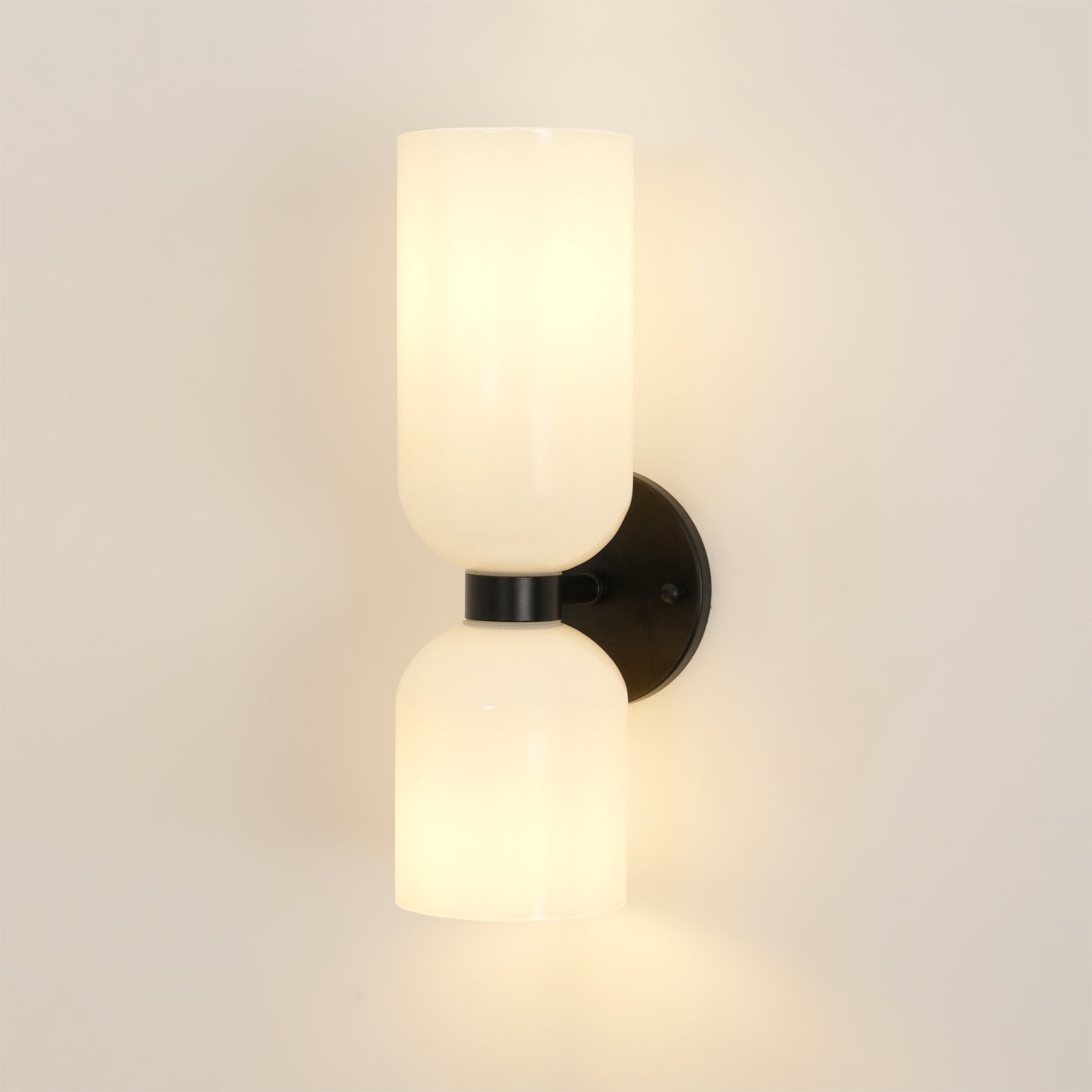 Bryn Modern Minimalist Glass Wall Lamp-Neutral Decor