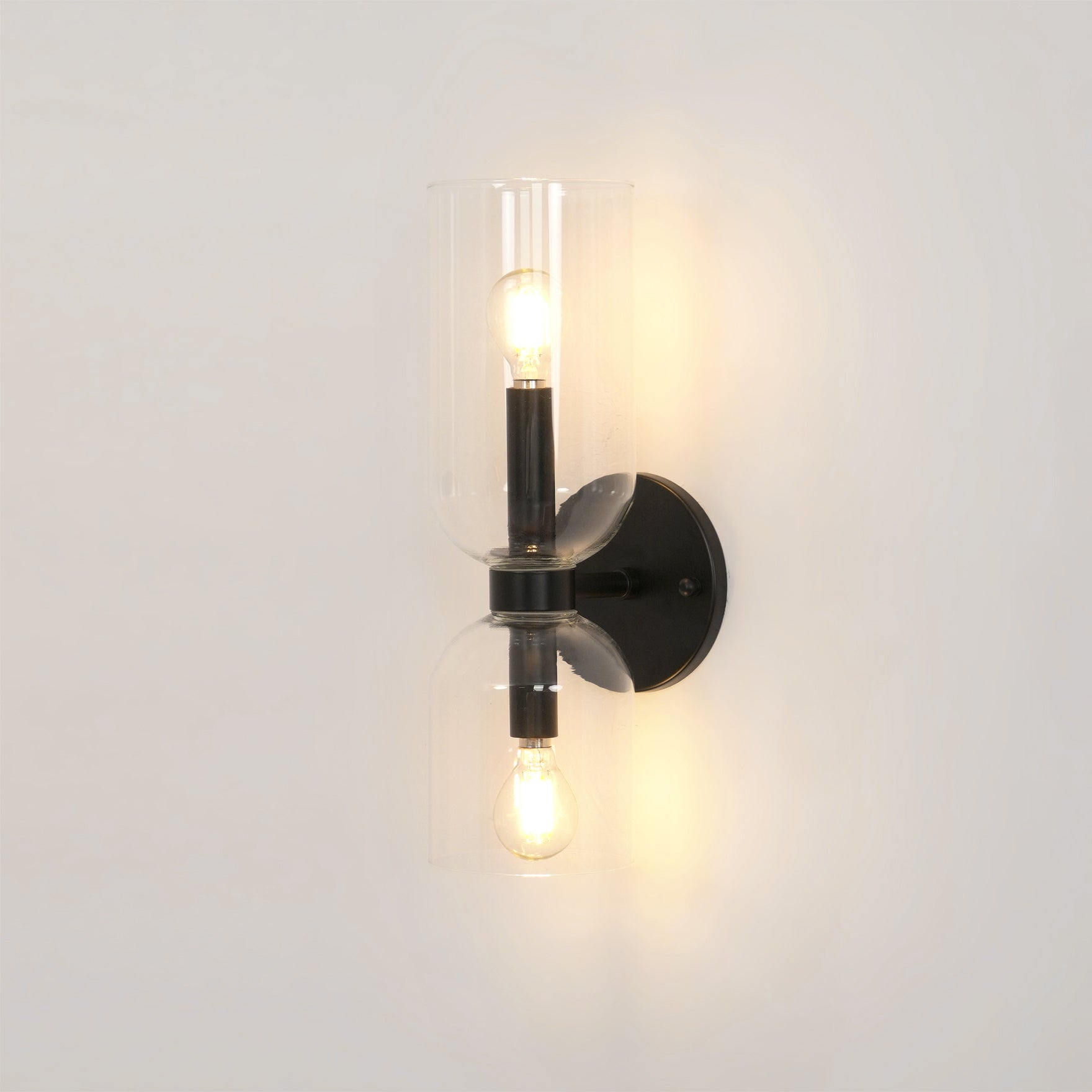 Zildes Nordic Art Plug-In Glass Wall Lamp-Neutral Decor