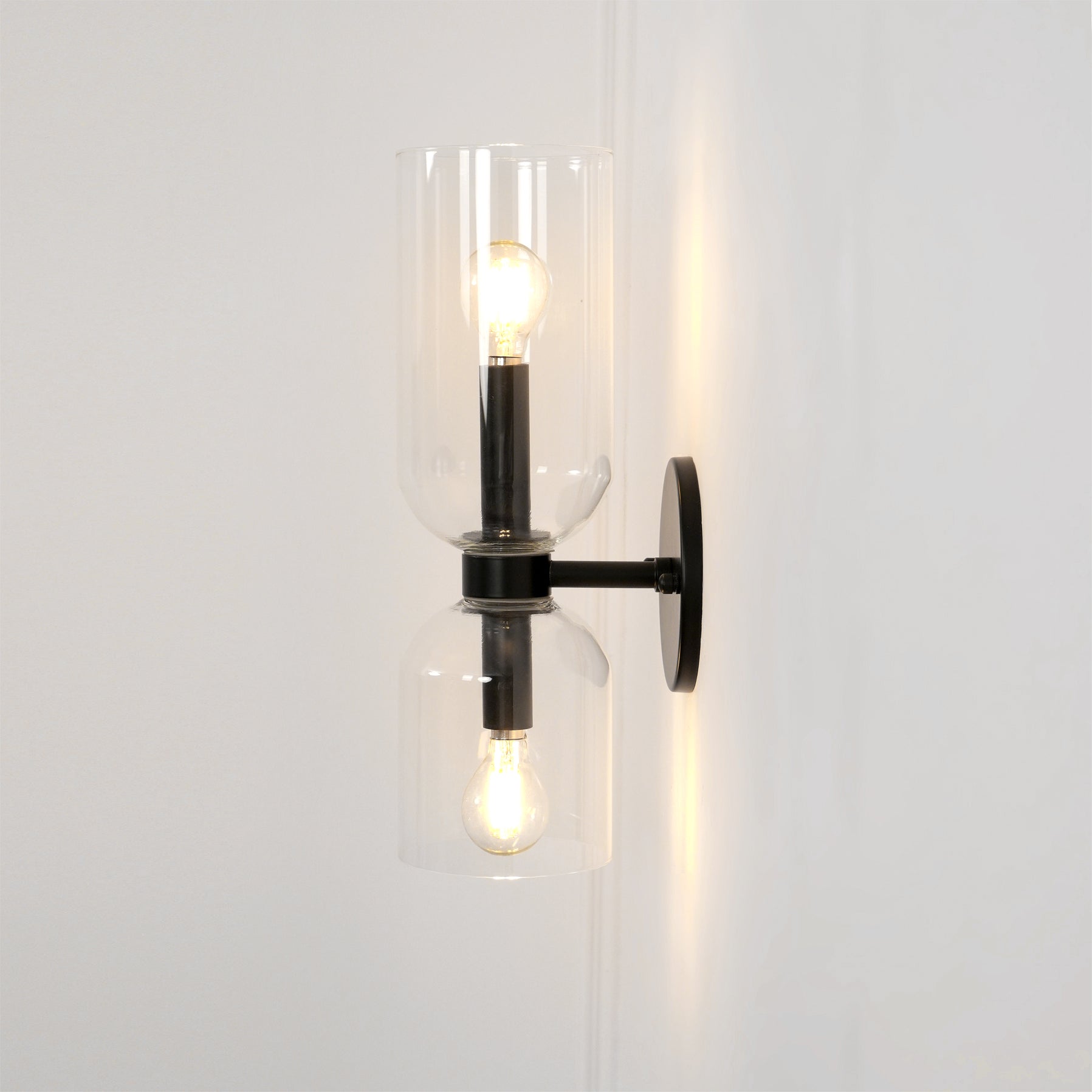 Bryn Modern Minimalist Glass Wall Lamp-Neutral Decor