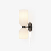 Zildes Nordic Art Plug-In Glass Wall Lamp-Neutral Decor
