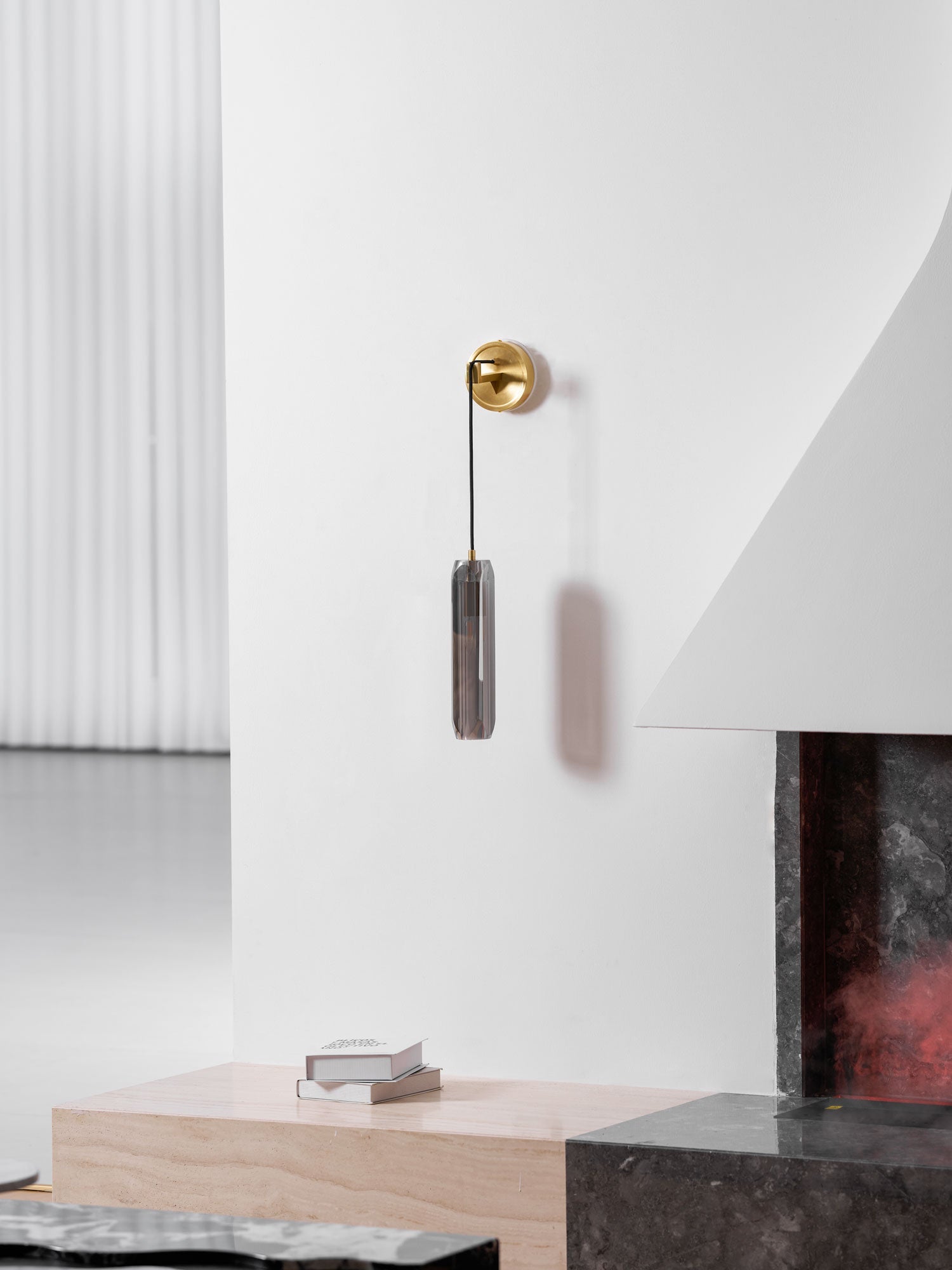 Zodorila Modern Minimalist Series Crystal Wall Lamp-Neutral Decor