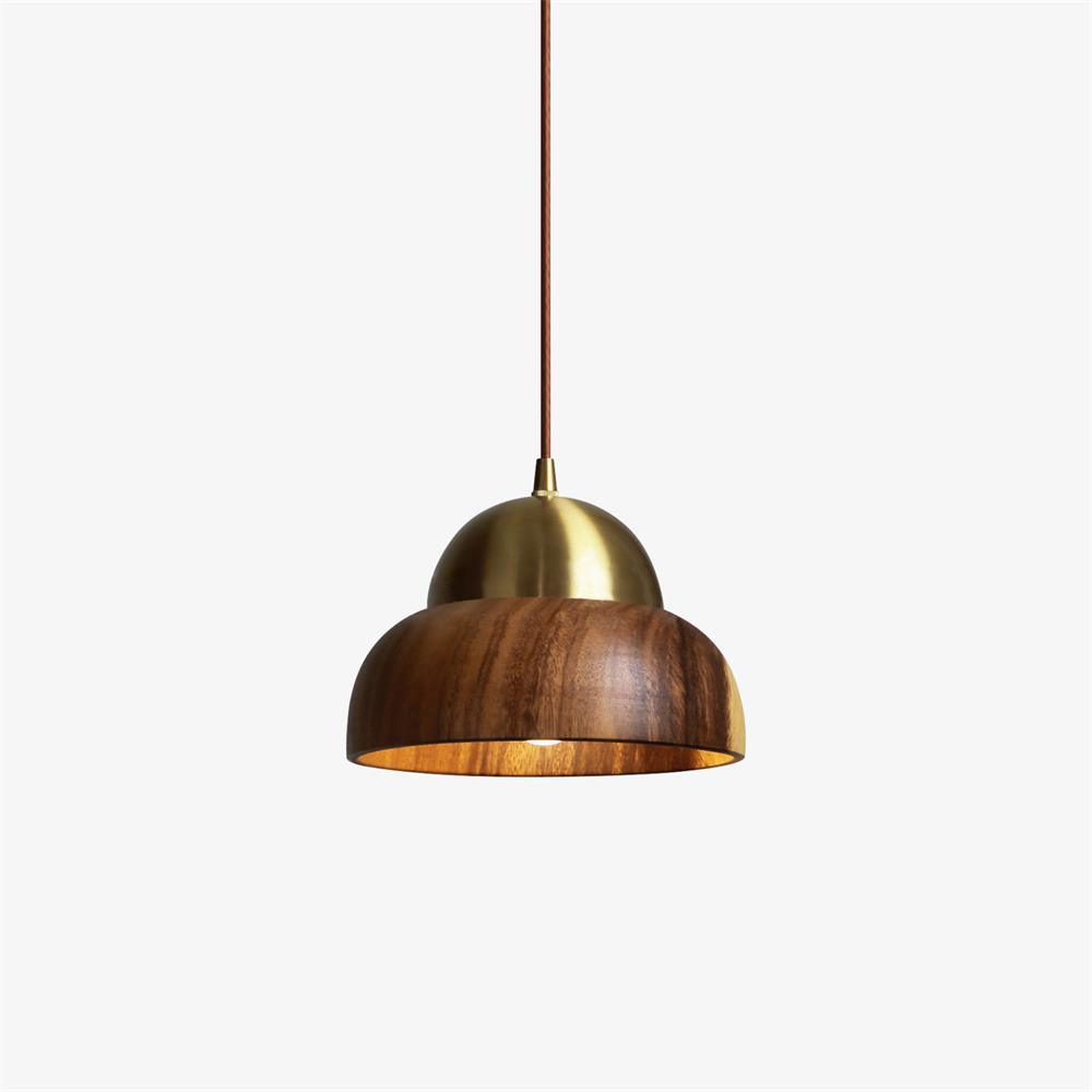 Bronze Rustic Brass Pendant Light-Neutral Decor