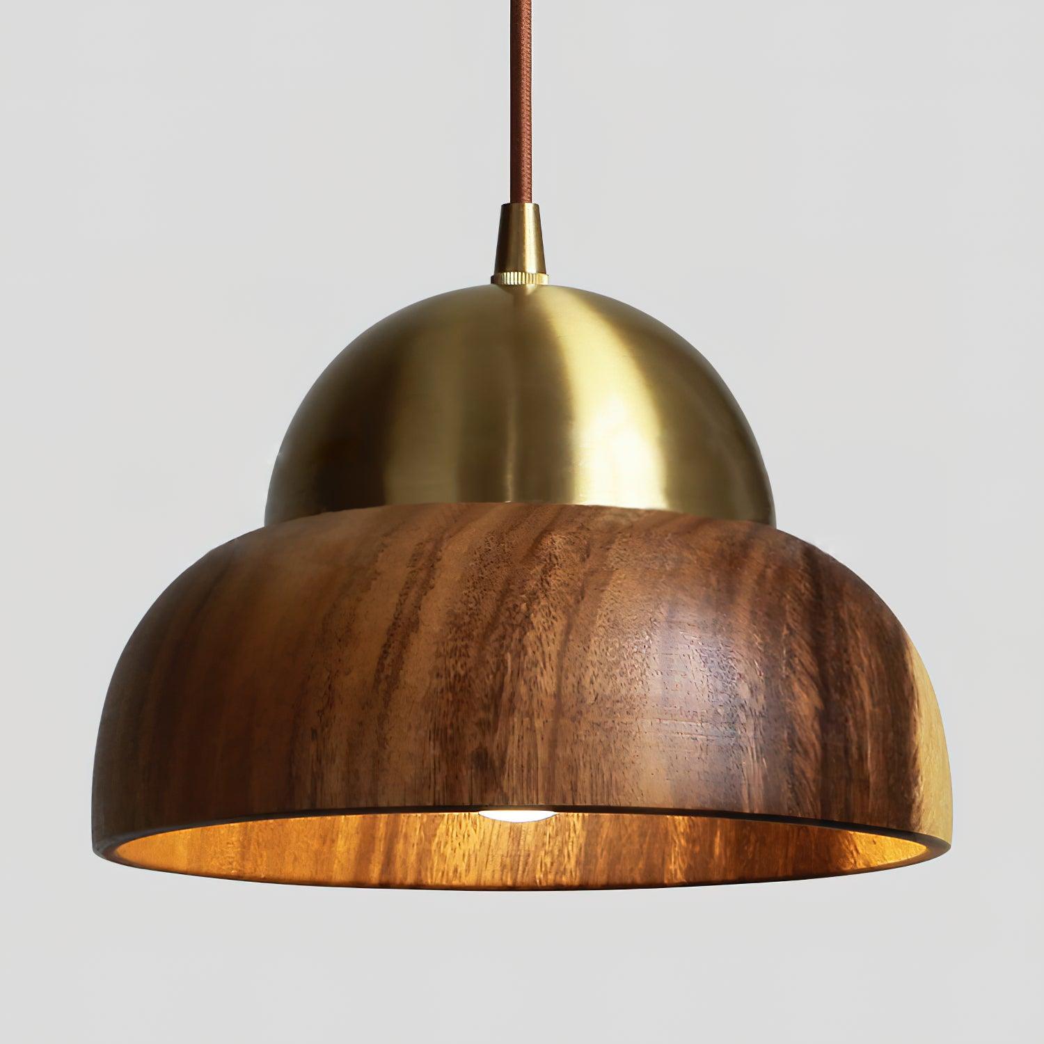 Bronze Rustic Brass Pendant Light-Neutral Decor