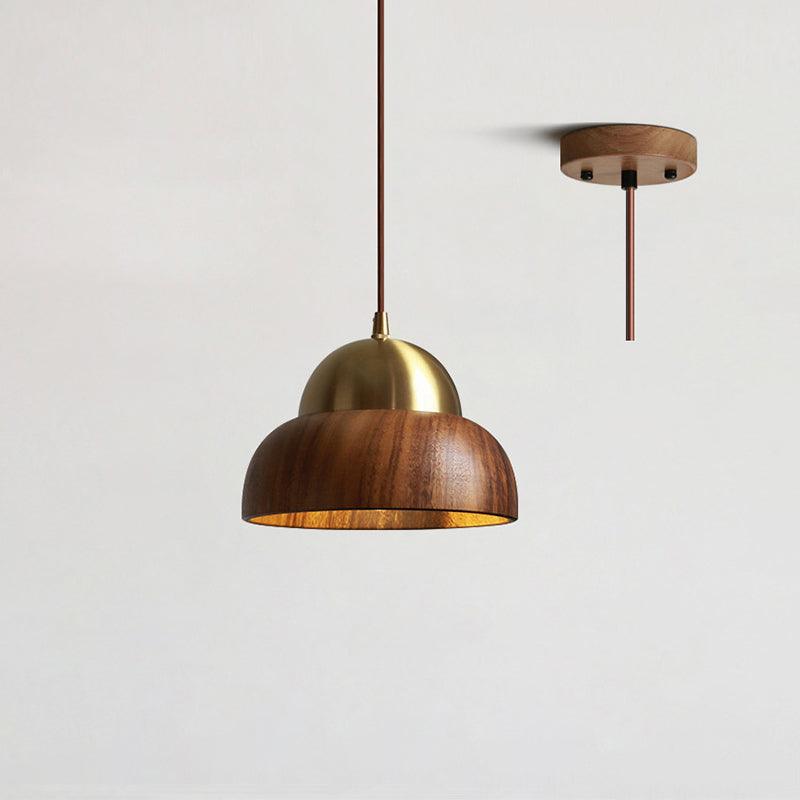 Bronze Rustic Brass Pendant Light-Neutral Decor