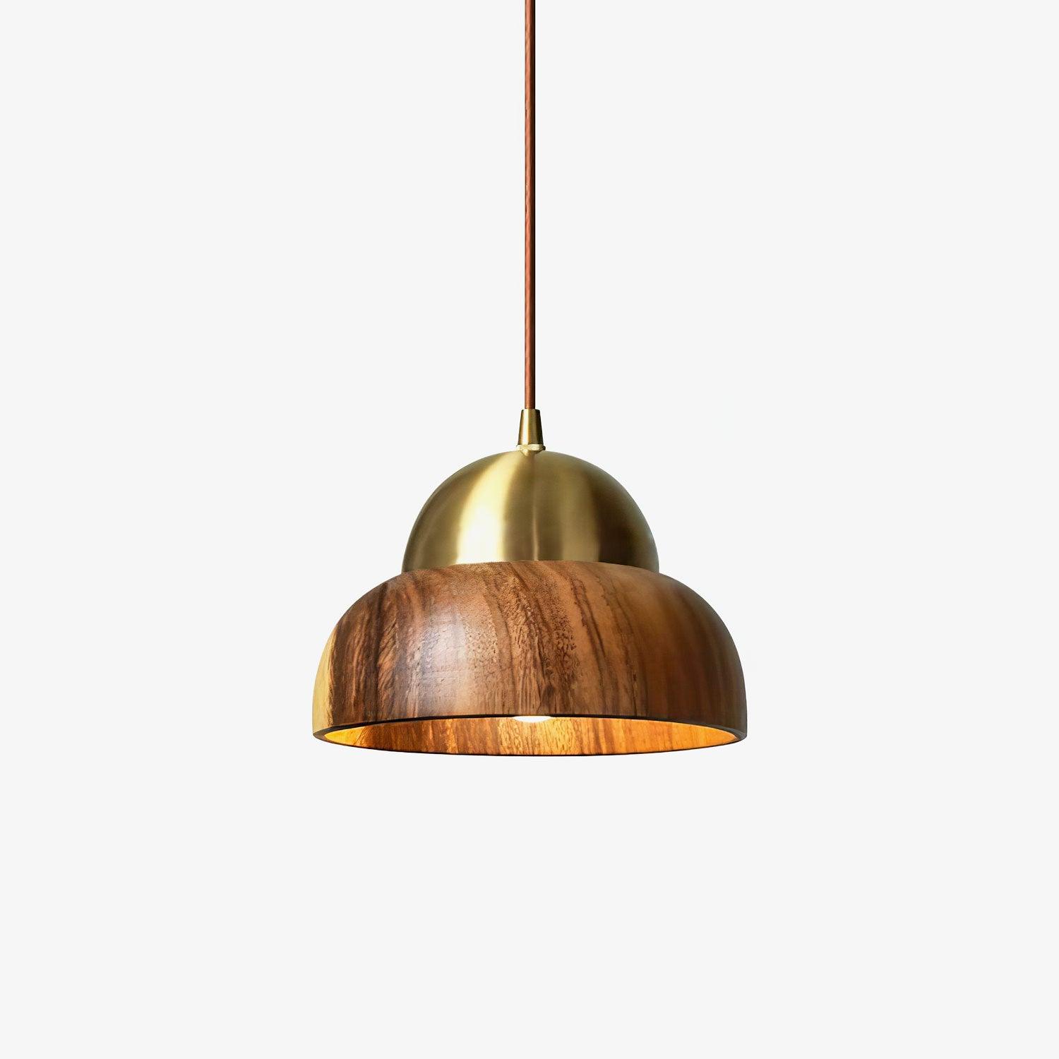Bronze Rustic Brass Pendant Light-Neutral Decor