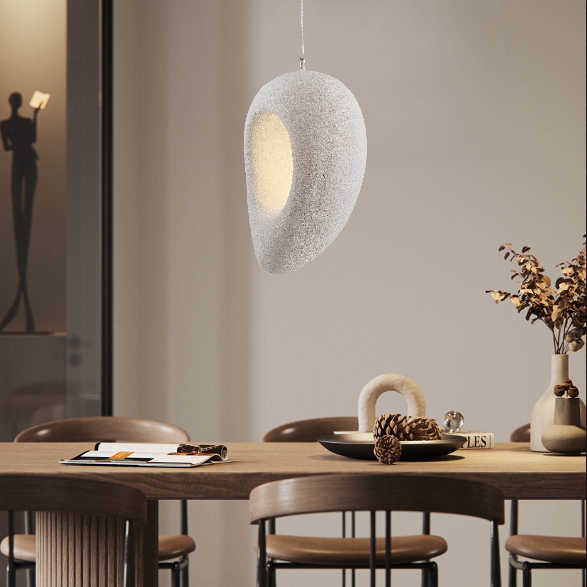 Uraeia Modern Minimalist Wabi Pendant Lamp-Neutral Decor