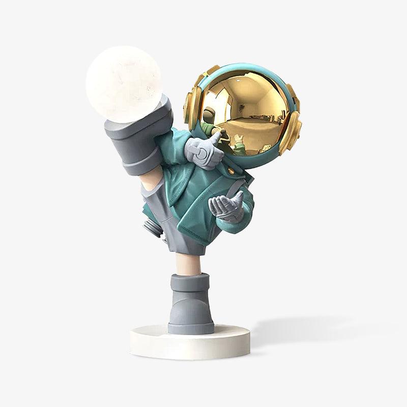 Arloril Astronaut Figurine Table Lamp-Neutral Decor