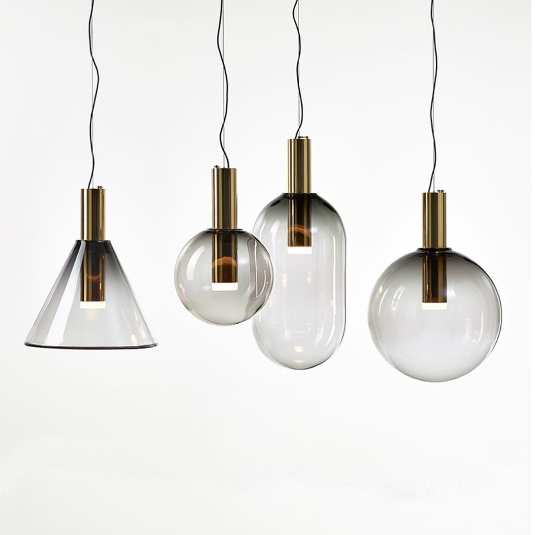 Aeris Minimalist Glass Pendant Lamp-Neutral Decor