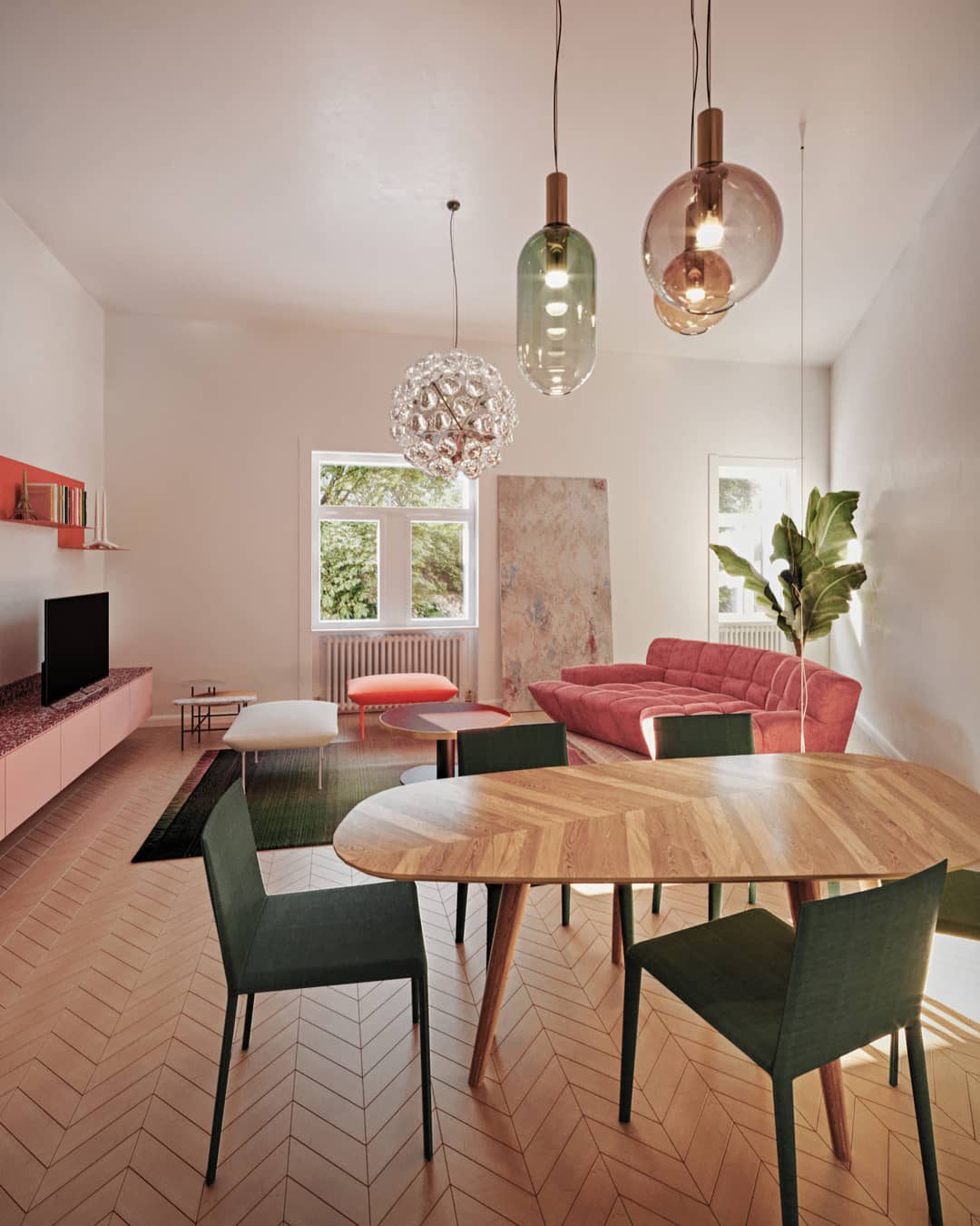 Aeris Minimalist Glass Pendant Lamp-Neutral Decor