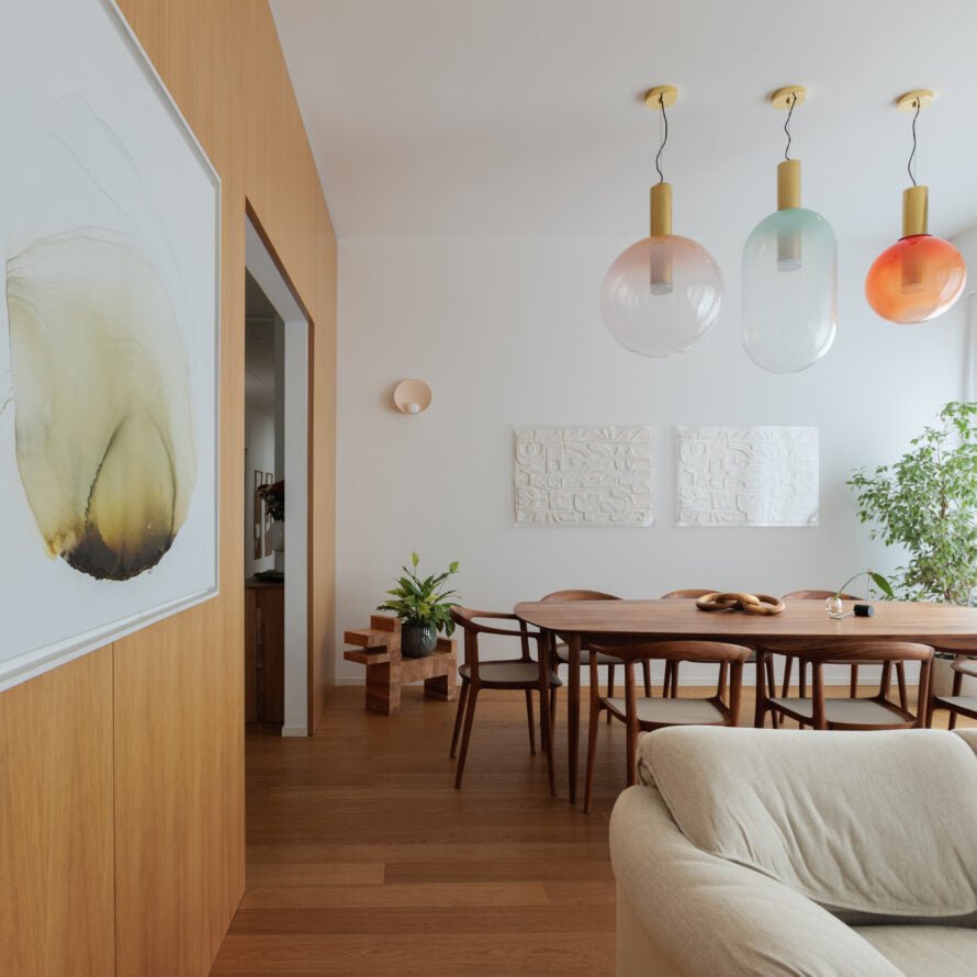 Aeris Minimalist Glass Pendant Lamp-Neutral Decor