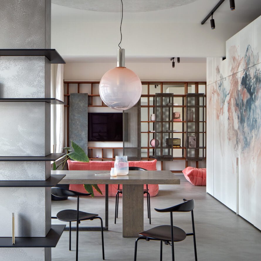 Aeris Minimalist Glass Pendant Lamp-Neutral Decor