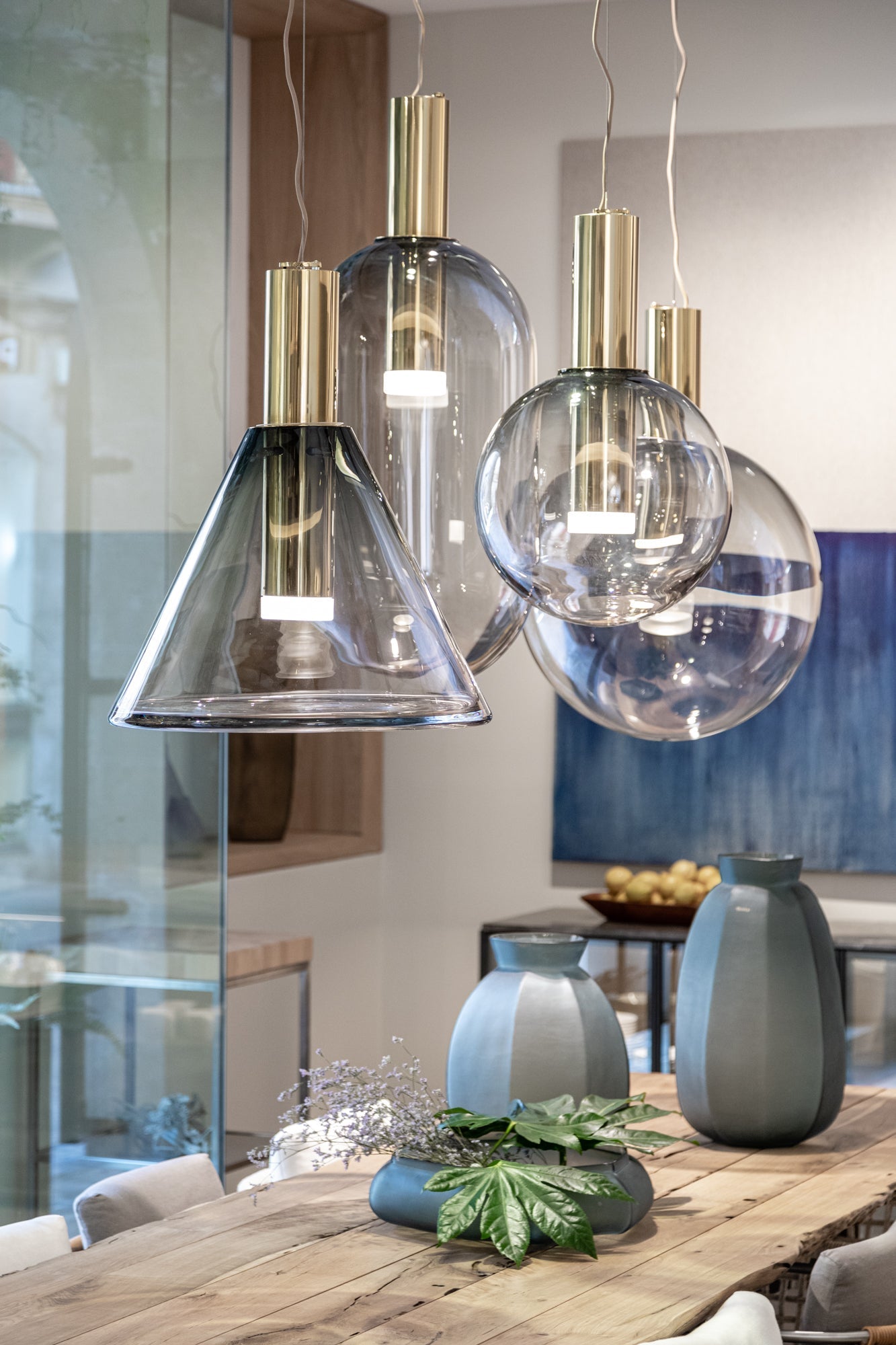 Aeris Minimalist Glass Pendant Lamp-Neutral Decor