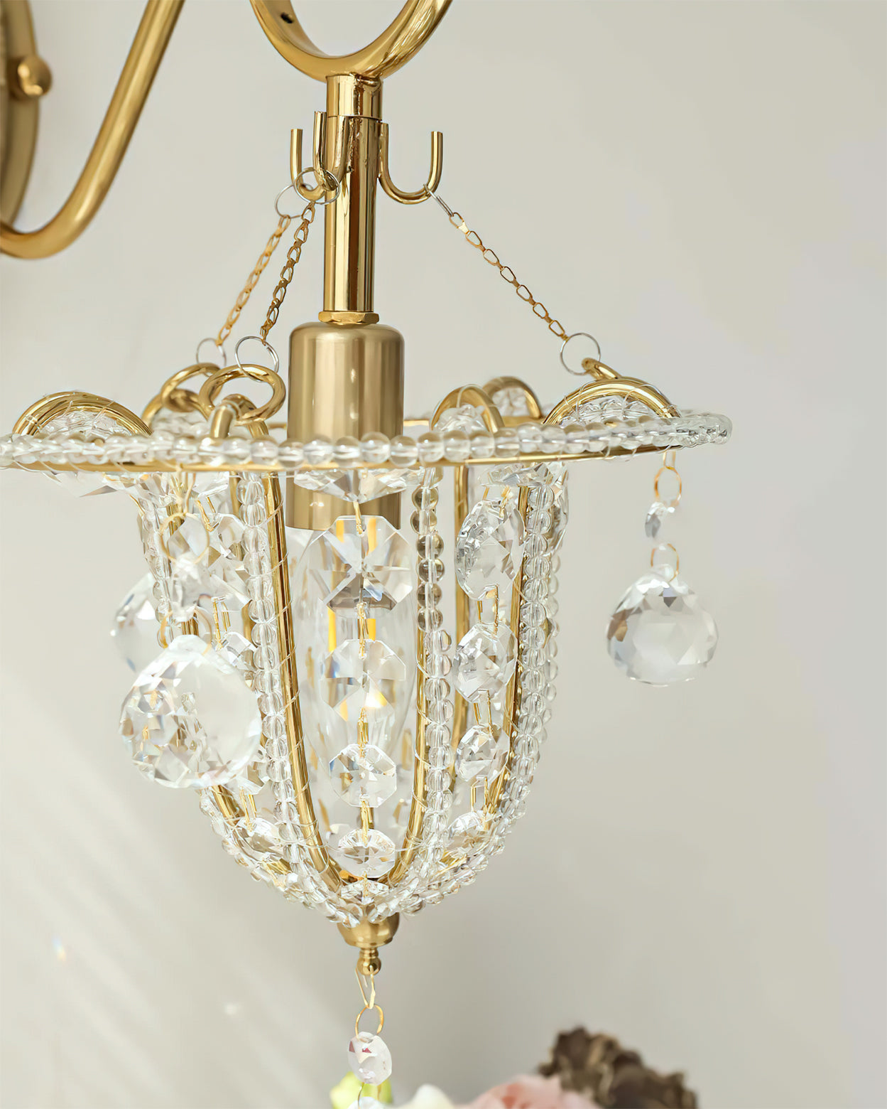 The Eilers Wall Light shown from a distance to illustrate its visual impact.