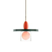 Eirene Glass Pendant Lamp in a modern living room setting.