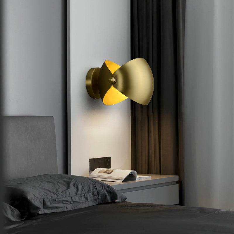 Luno Elegant Brass Wall Lamp-Neutral Decor