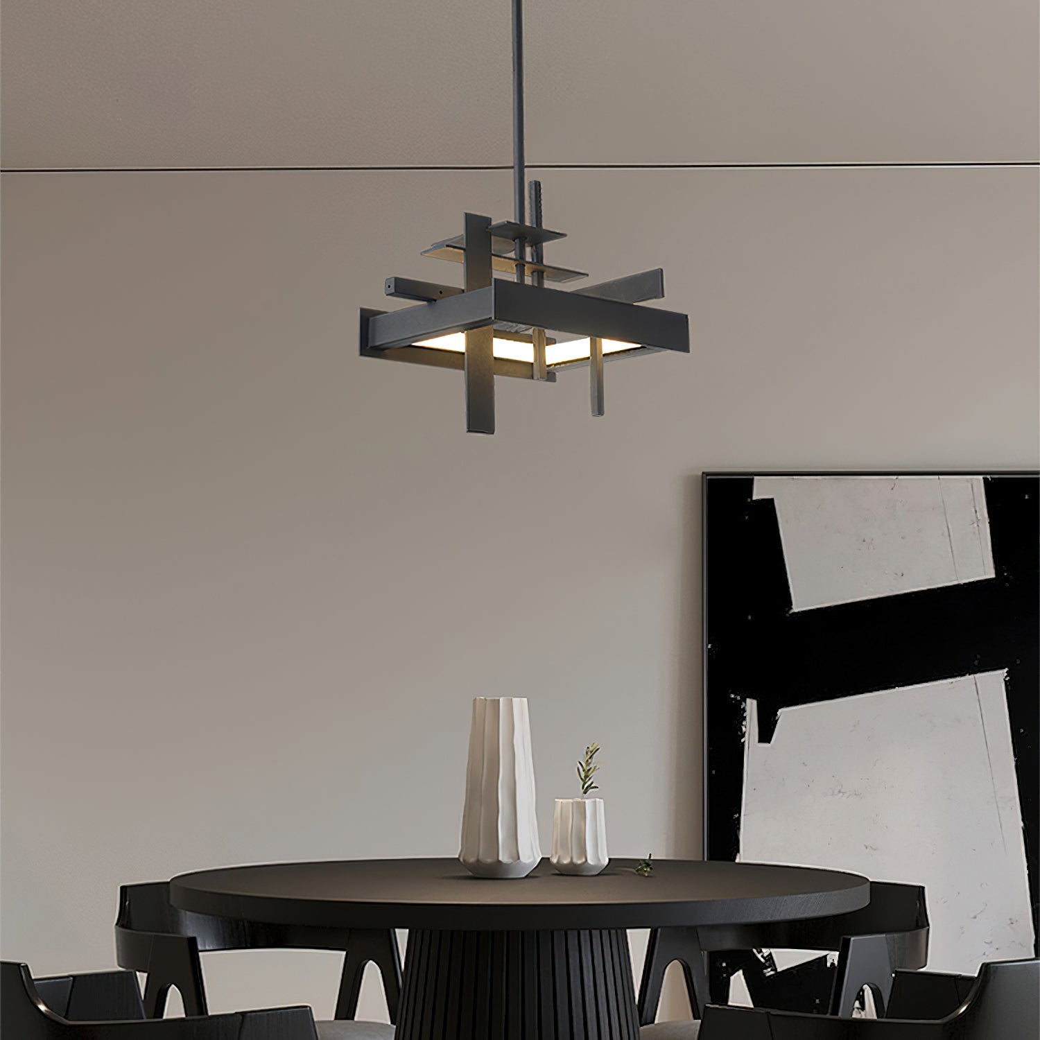 Bico Geometric Pendant Light-Neutral Decor