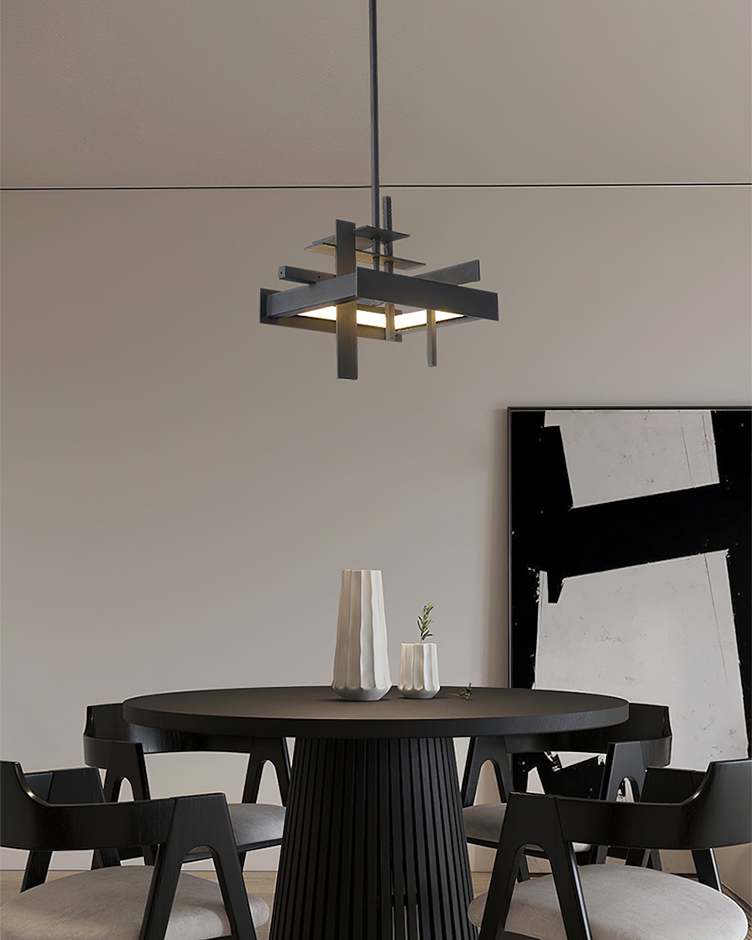 Bico Geometric Pendant Light-Neutral Decor