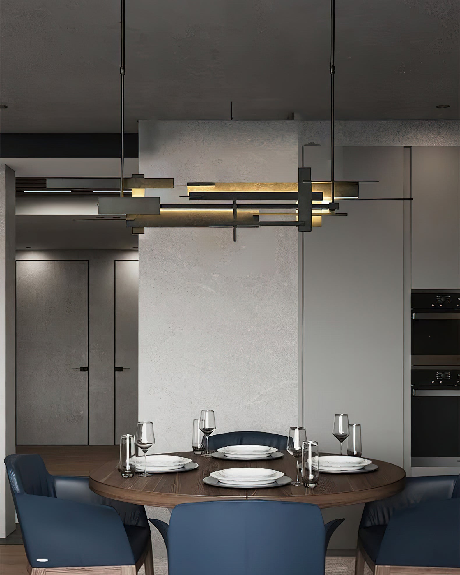 Bico Geometric Pendant Light-Neutral Decor