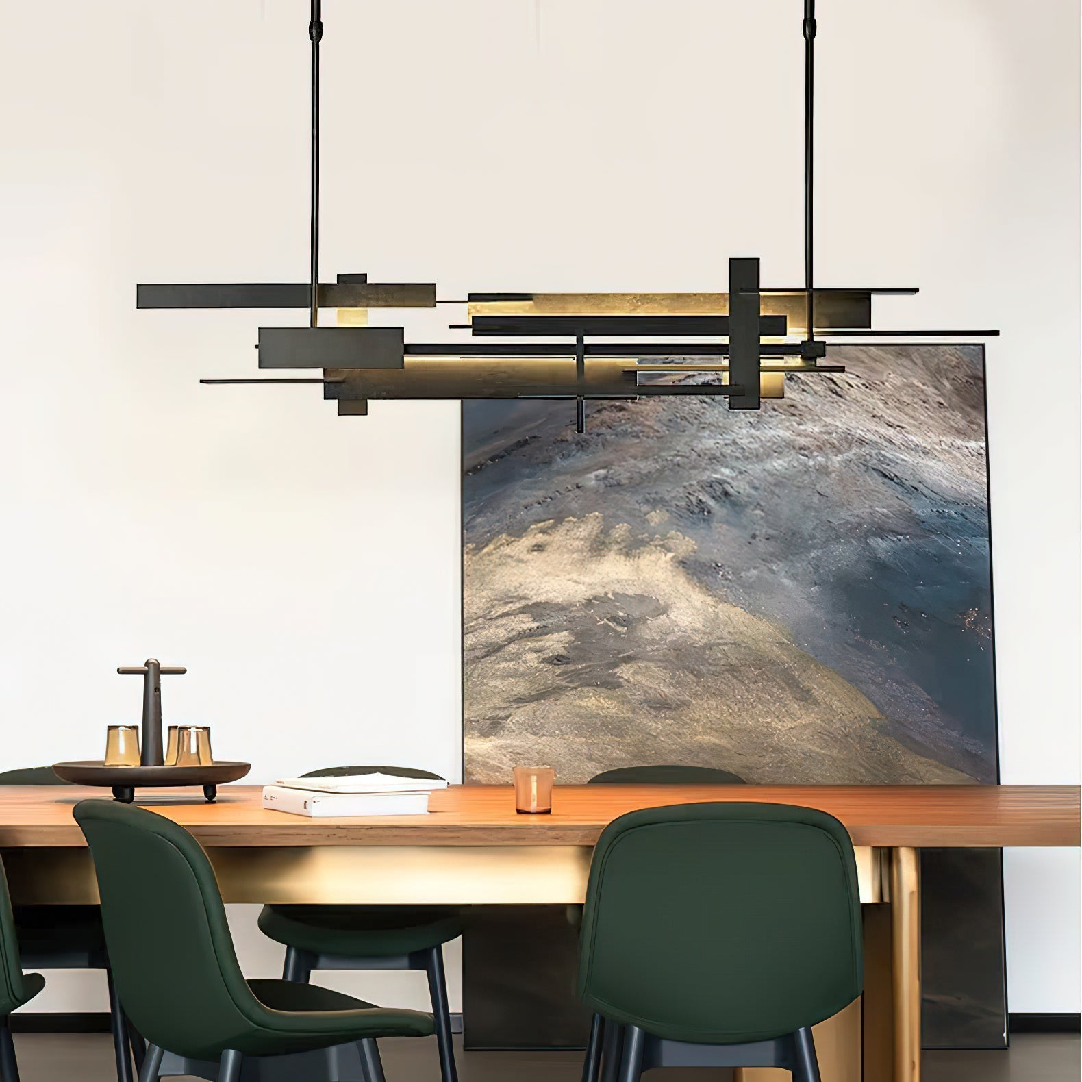 Bico Geometric Pendant Light-Neutral Decor