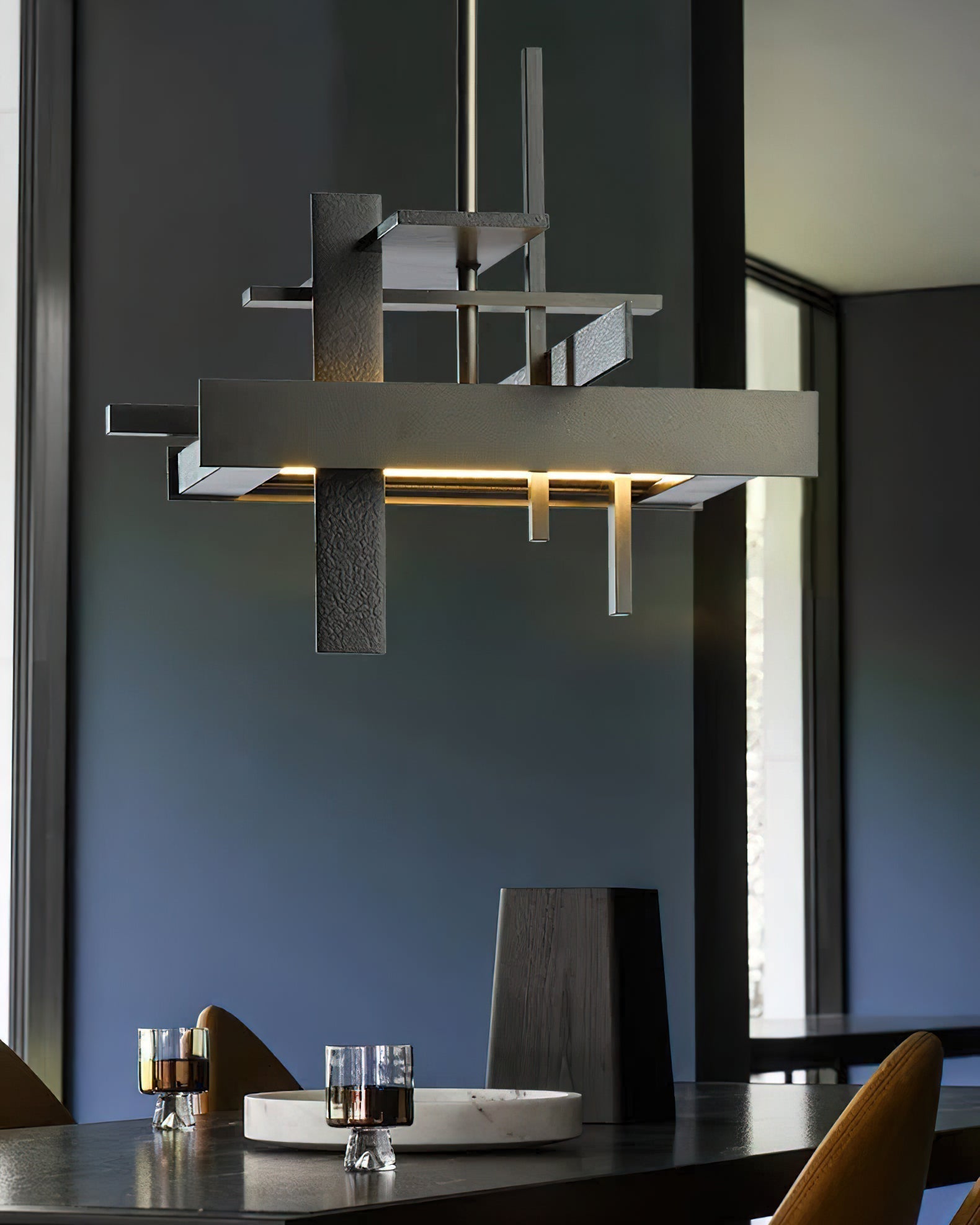 Bico Geometric Pendant Light-Neutral Decor