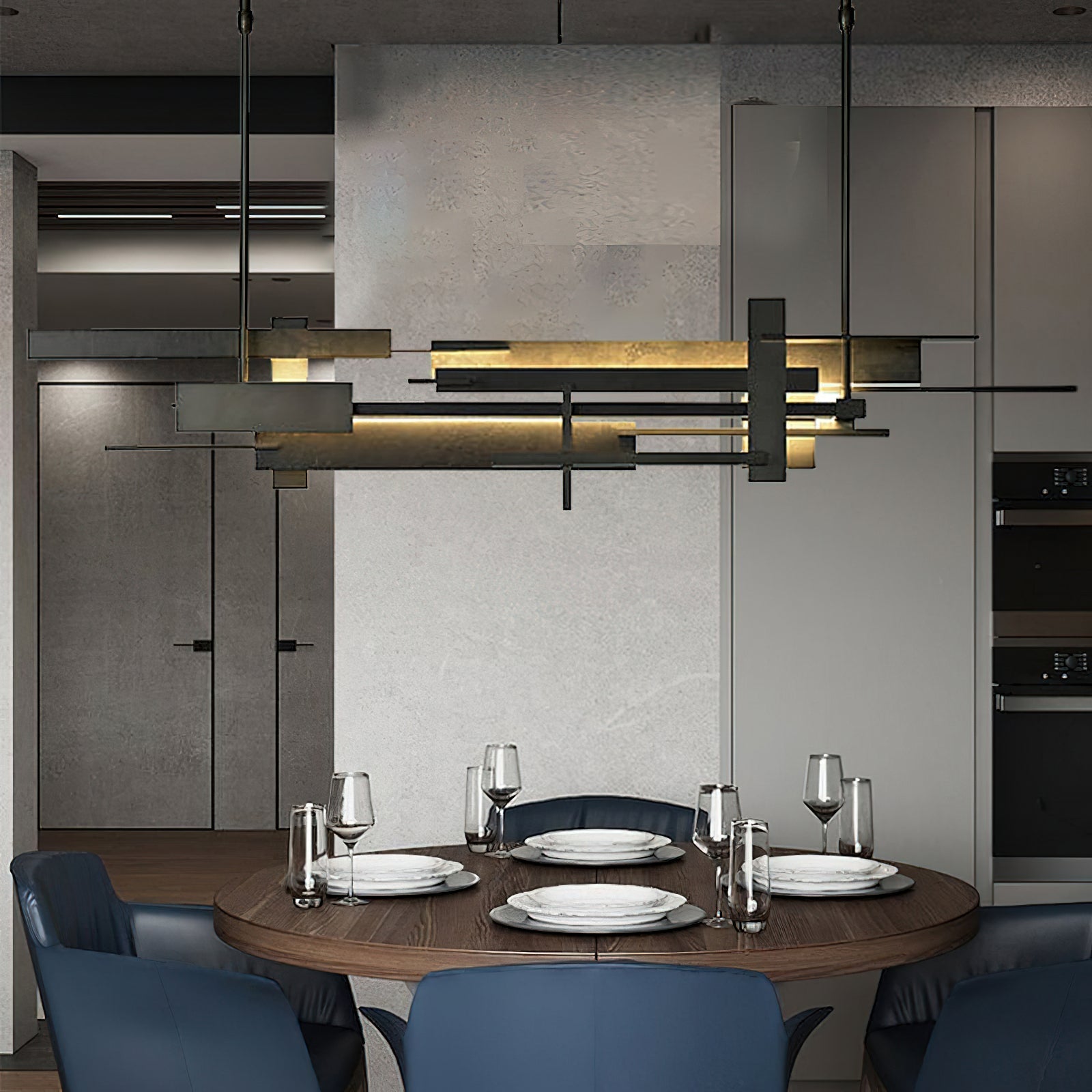 Bico Geometric Pendant Light-Neutral Decor