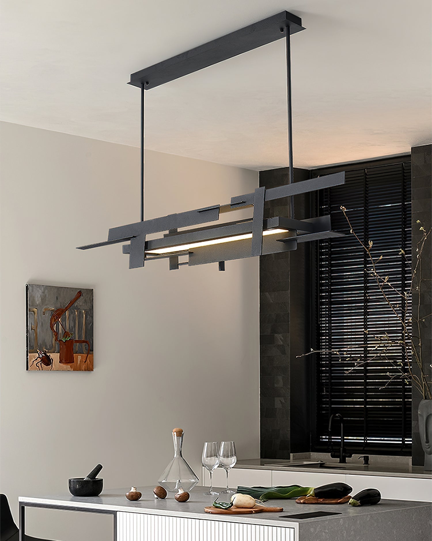 Bico Geometric Pendant Light-Neutral Decor