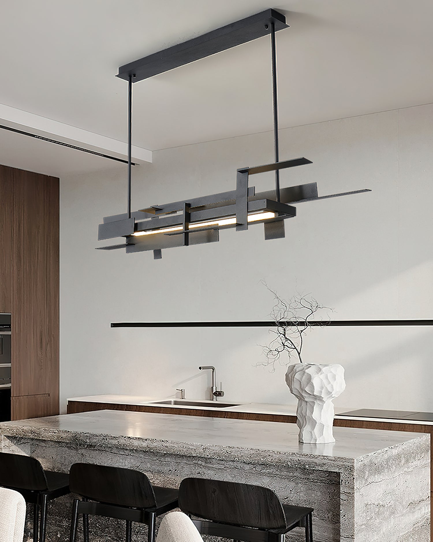 Bico Geometric Pendant Light-Neutral Decor