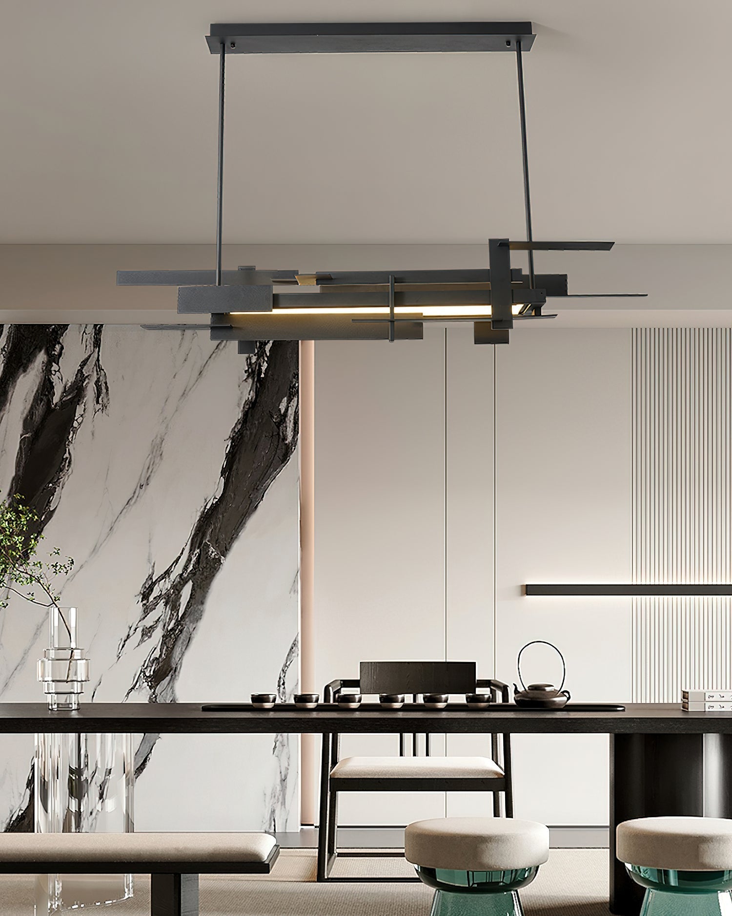 Bico Geometric Pendant Light-Neutral Decor
