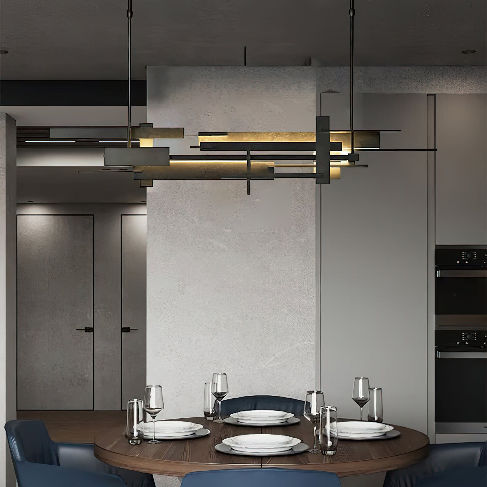 Bico Geometric Pendant Light-Neutral Decor