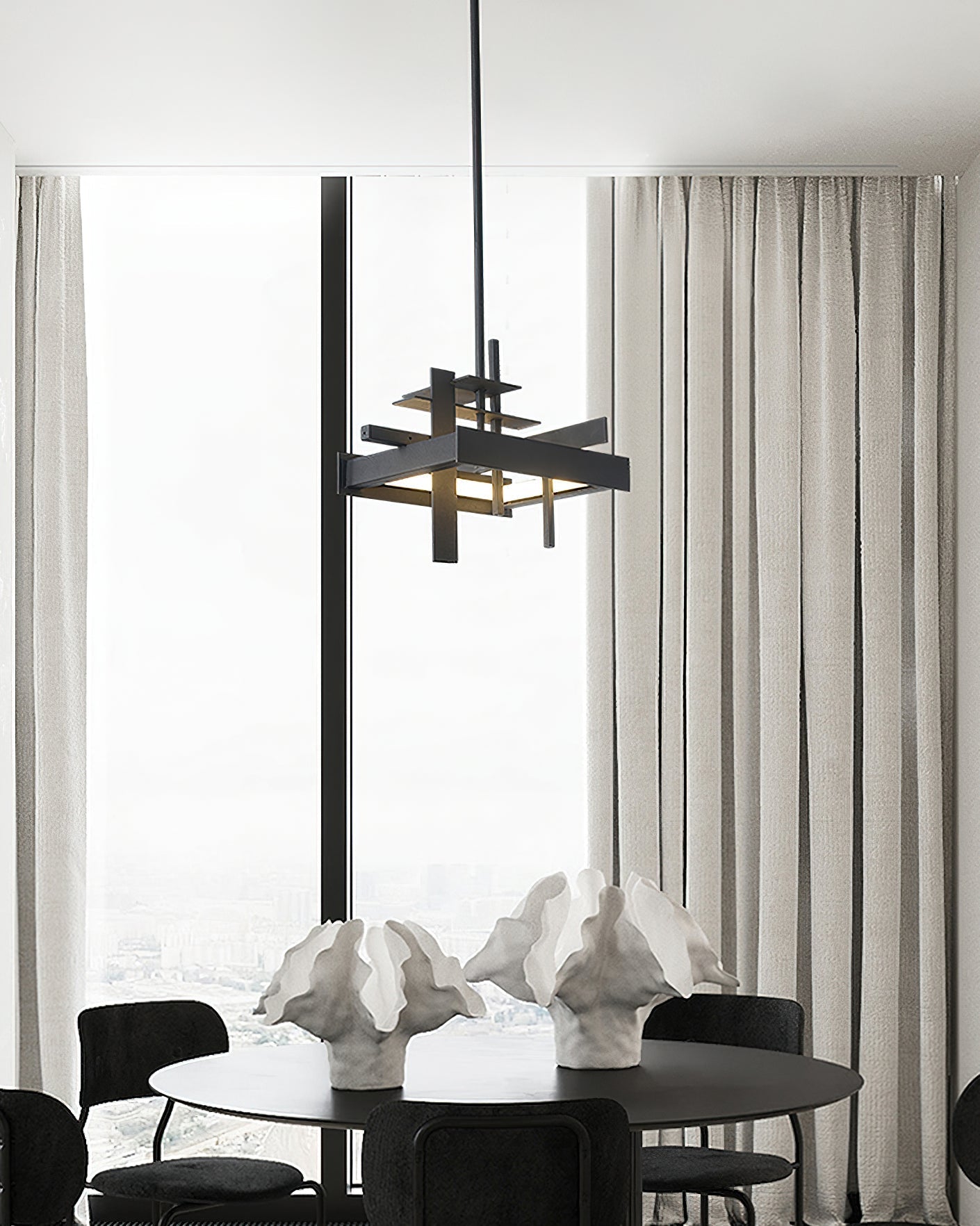 Bico Geometric Pendant Light-Neutral Decor