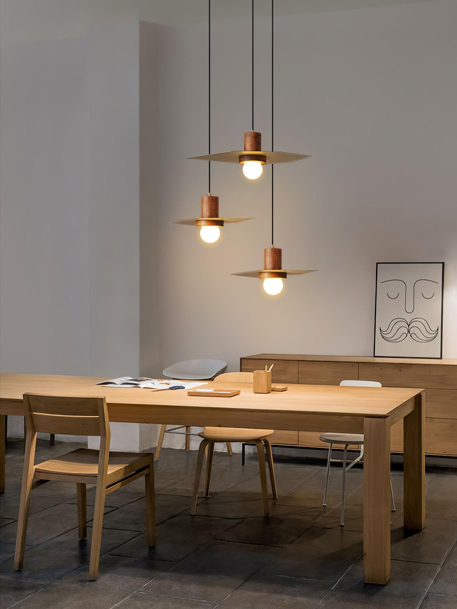 Mior Premium Nordic Art Wood Pendant Lamp-Neutral Decor