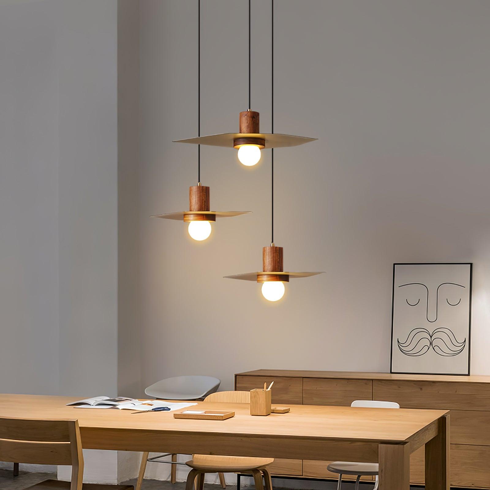 Mior Premium Nordic Art Wood Pendant Lamp-Neutral Decor