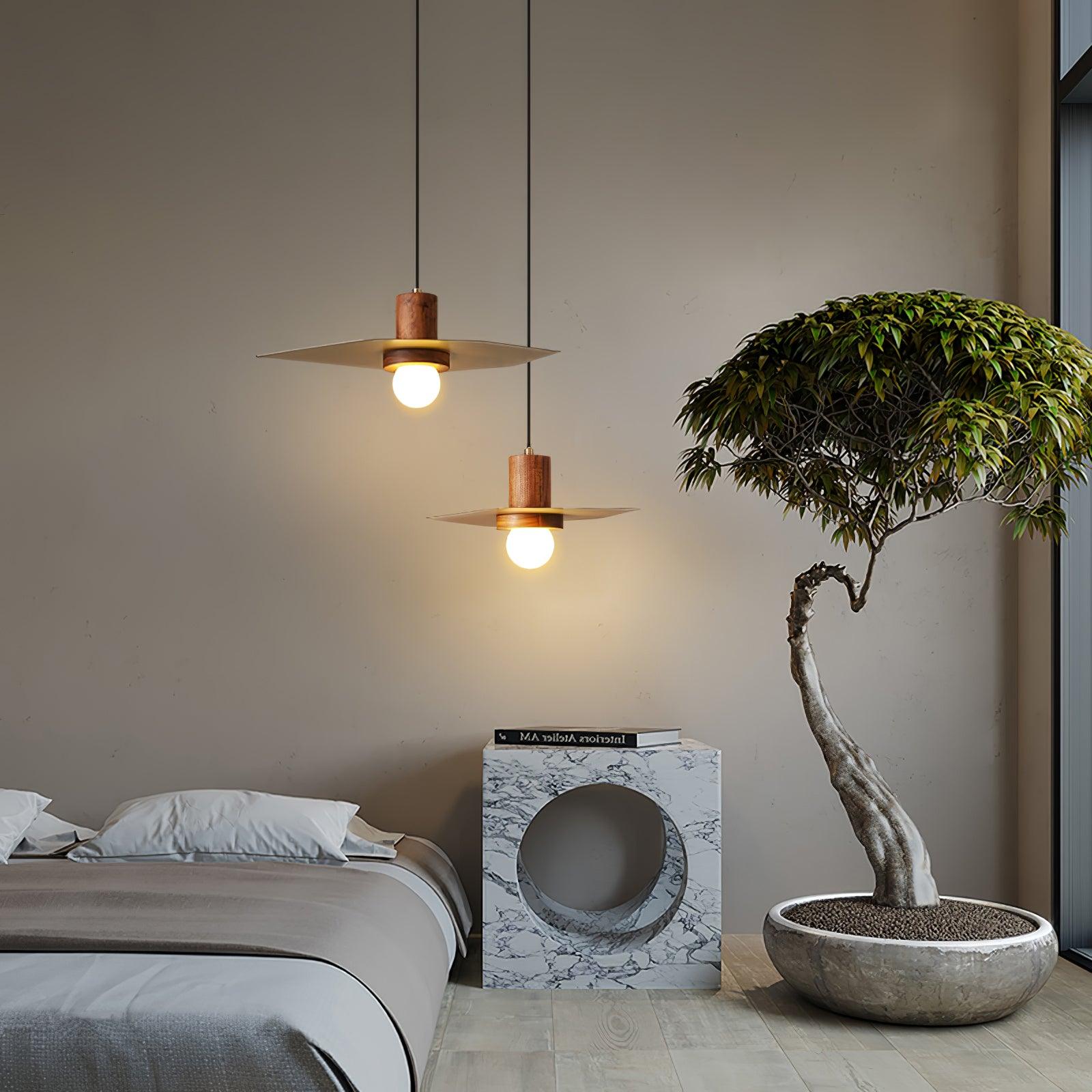 Mior Premium Nordic Art Wood Pendant Lamp-Neutral Decor