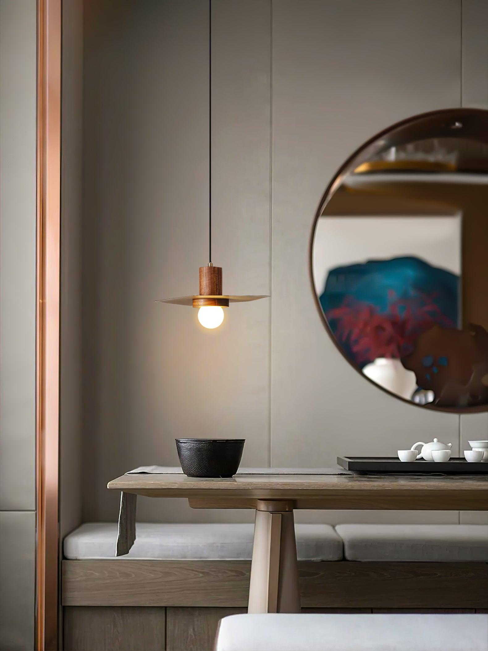 Mior Premium Nordic Art Wood Pendant Lamp-Neutral Decor
