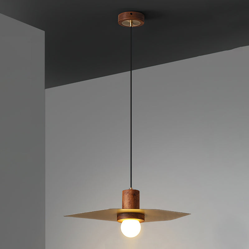 The Elara Pendant Lamp used as an accent light in a stylish entryway.