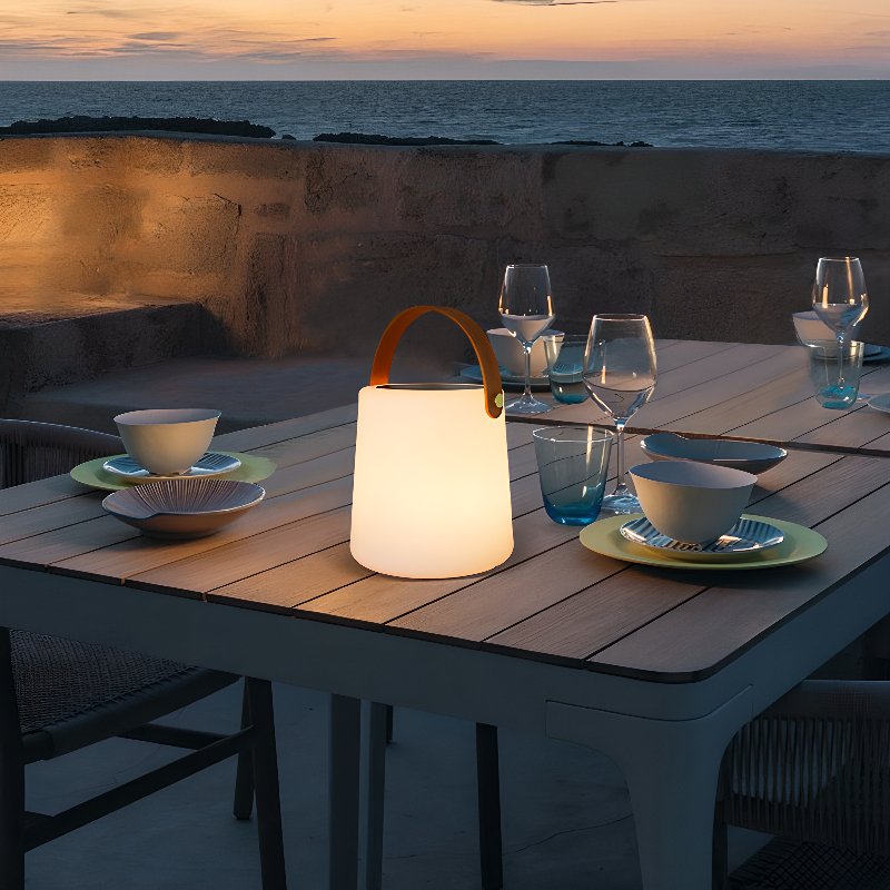 Ulvarisra Premium Portable Lantern Table Lamp-Neutral Decor