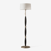 Elara Sculpted Floor Lamp-Neutral Decor
