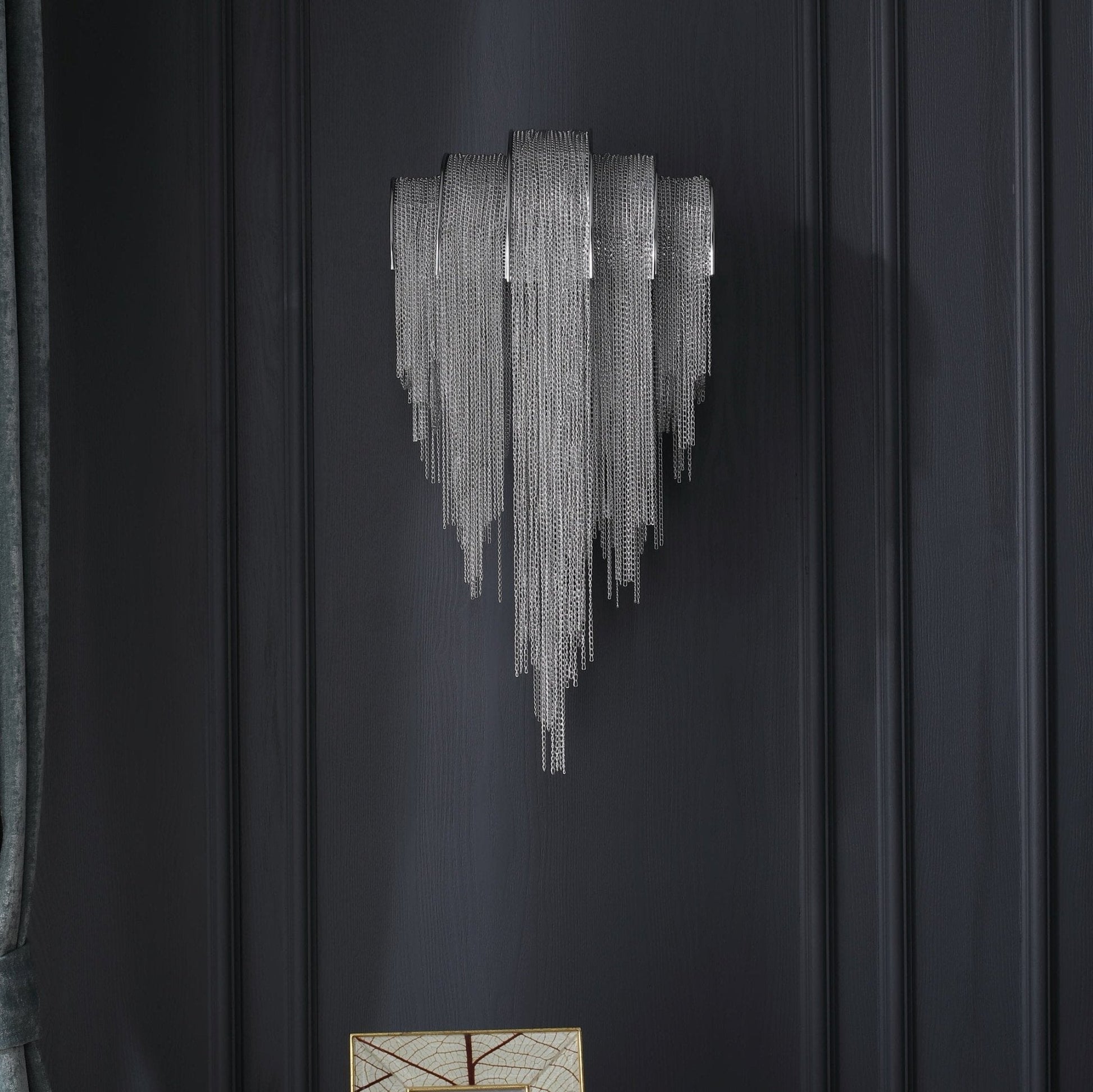 Chains Postmodern Luxury Tassel Wall Lamp-Neutral Decor