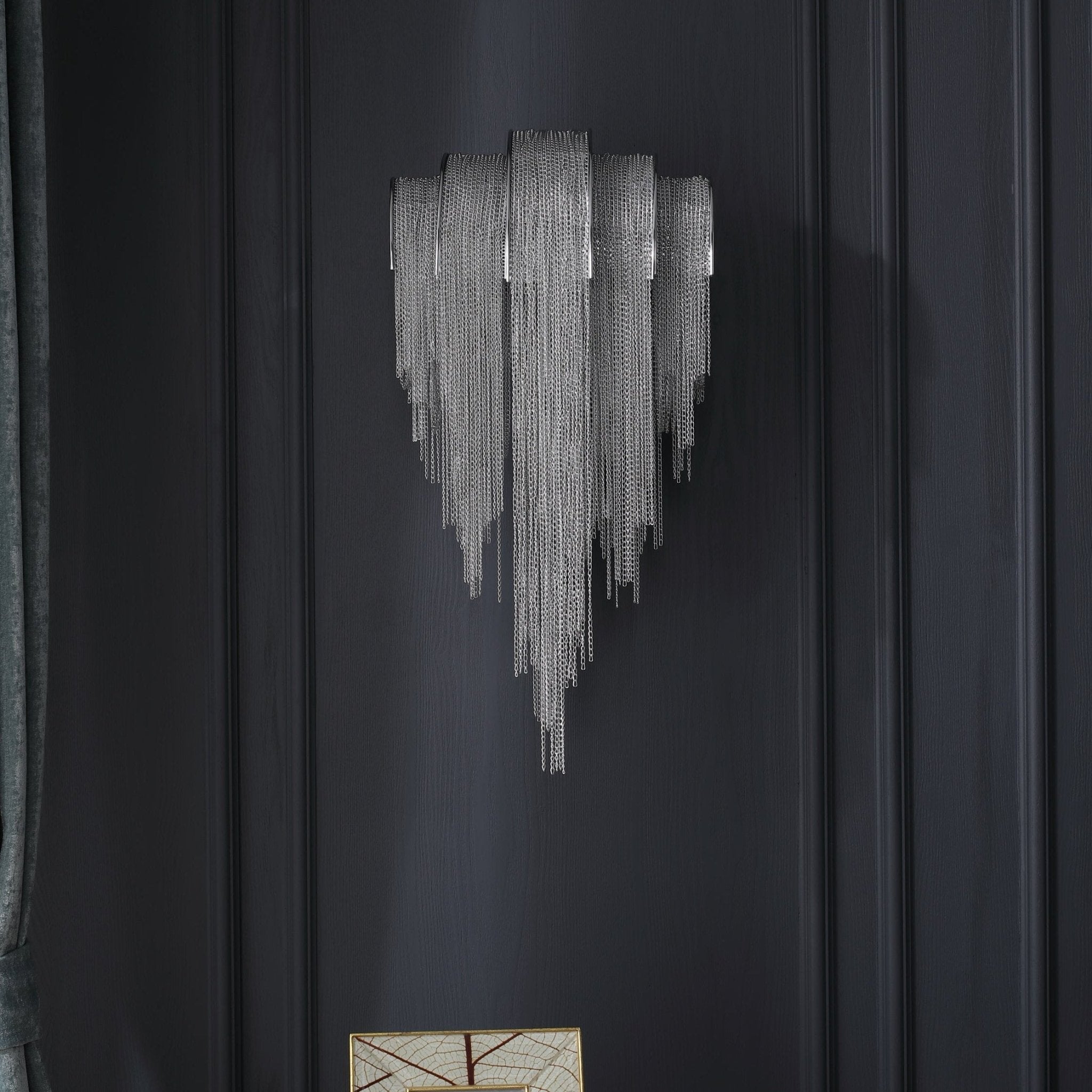 Chains Postmodern Luxury Tassel Wall Lamp-Neutral Decor