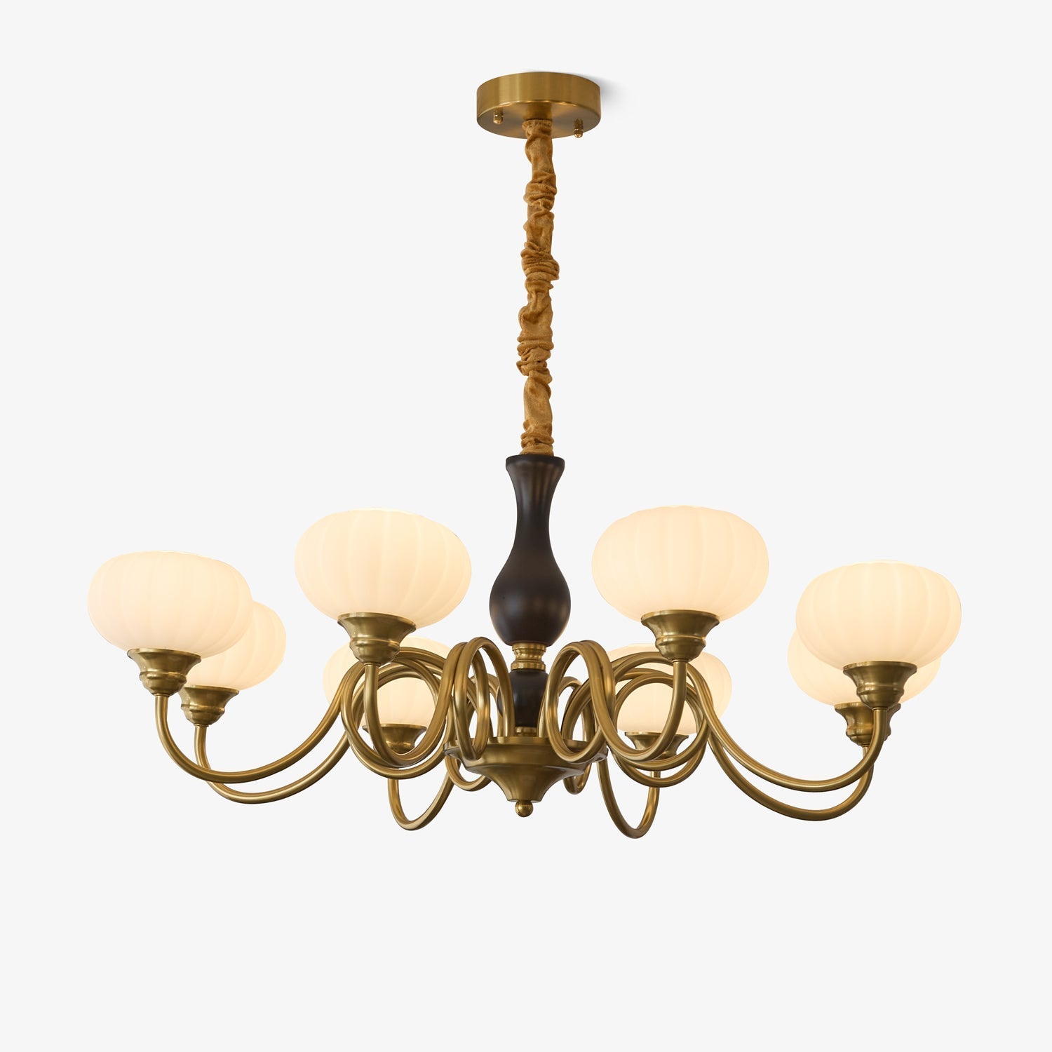 Avinor Nordic Traditional Wood Chandelier-Neutral Decor