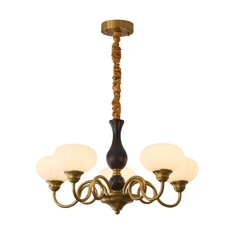 Avinor Nordic Traditional Wood Chandelier-Neutral Decor