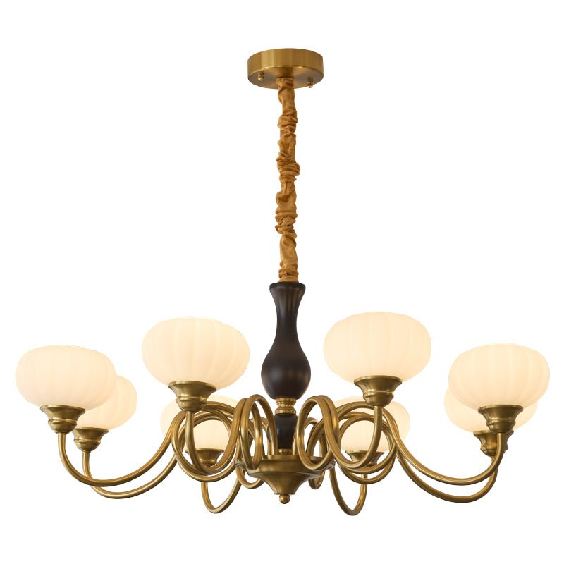 Avinor Nordic Traditional Wood Chandelier-Neutral Decor