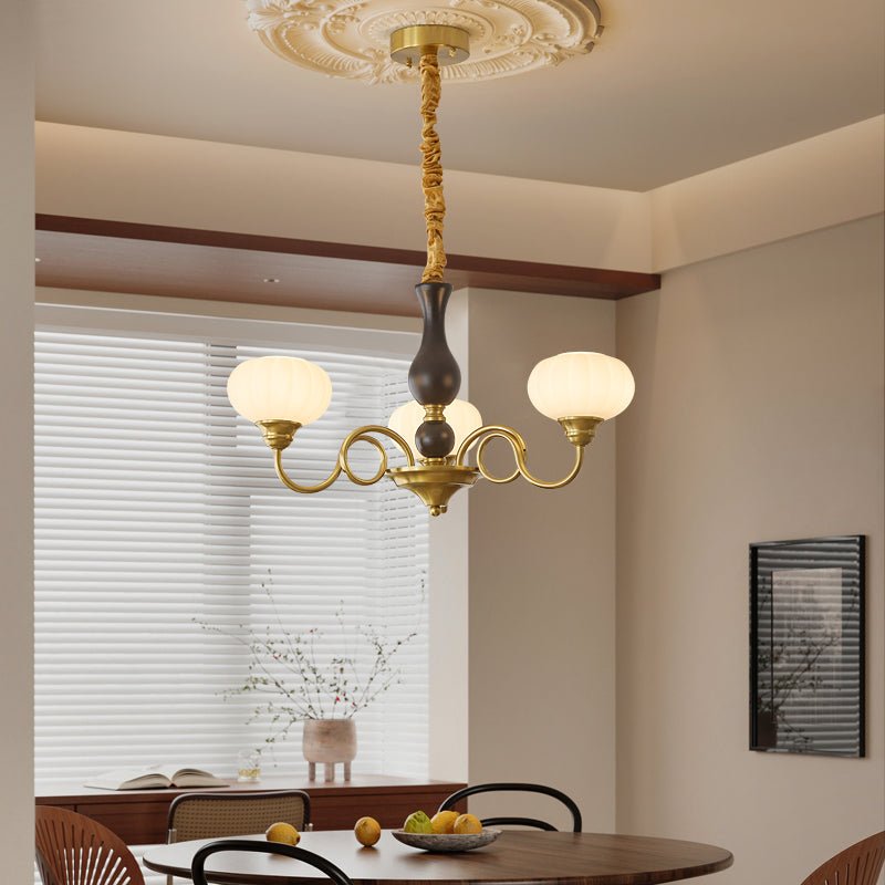 Avinor Nordic Traditional Wood Chandelier-Neutral Decor
