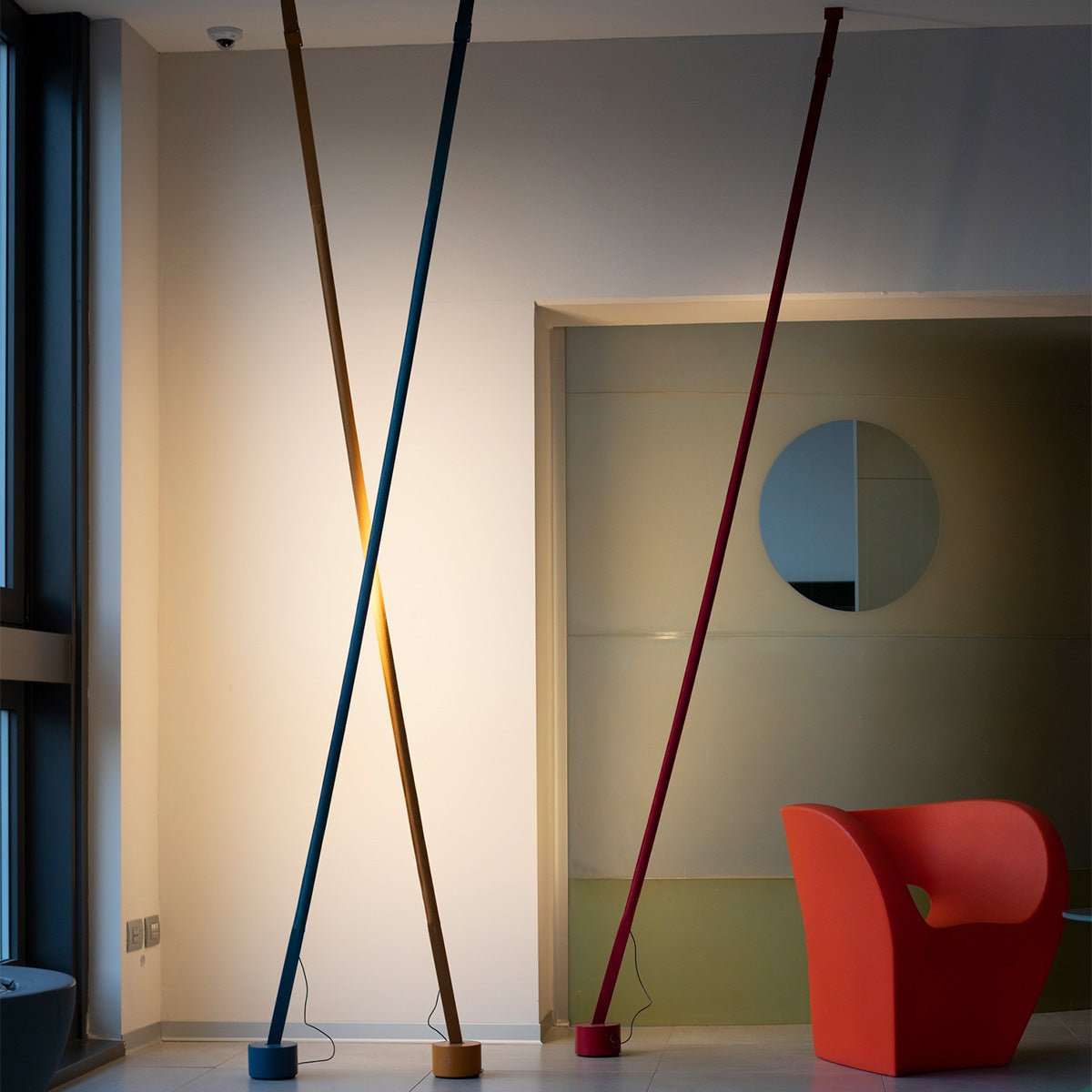 Vorenk Fabric Floor Lamp-Neutral Decor