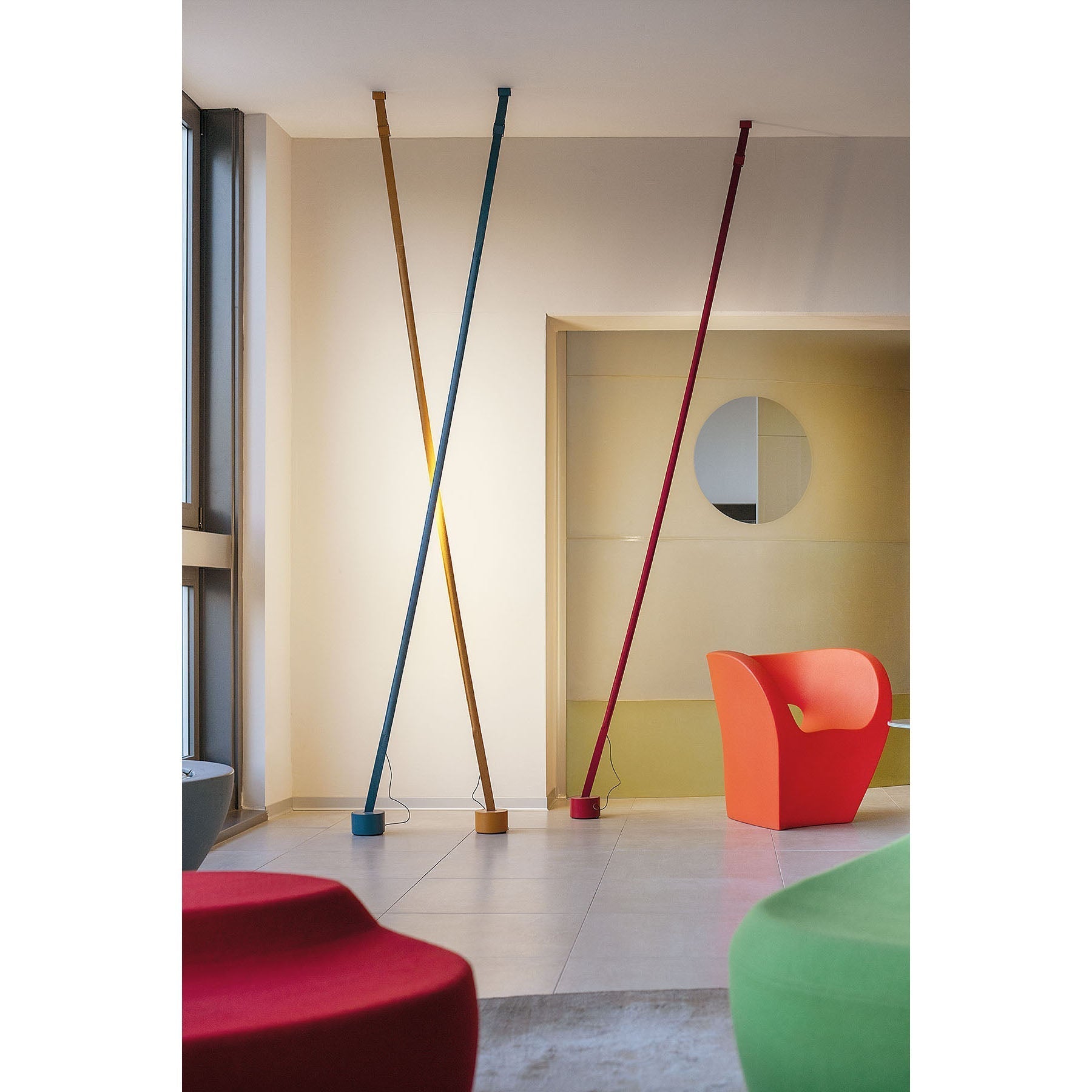 Vorenk Fabric Floor Lamp-Neutral Decor